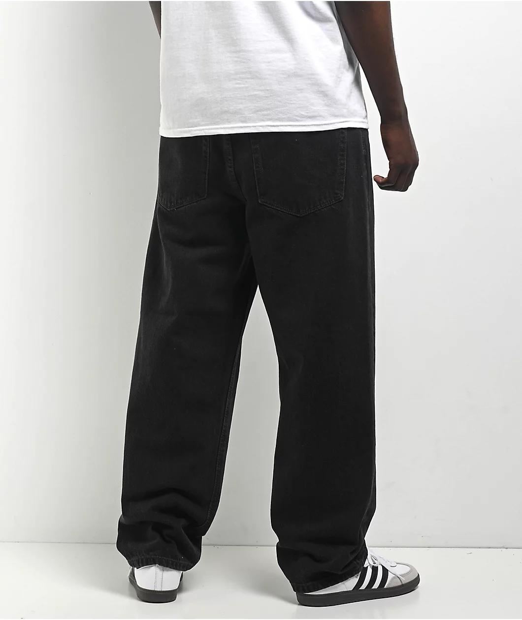 Empyre Shmutz Black Wash Loose Fit Skate Jeans Product Image