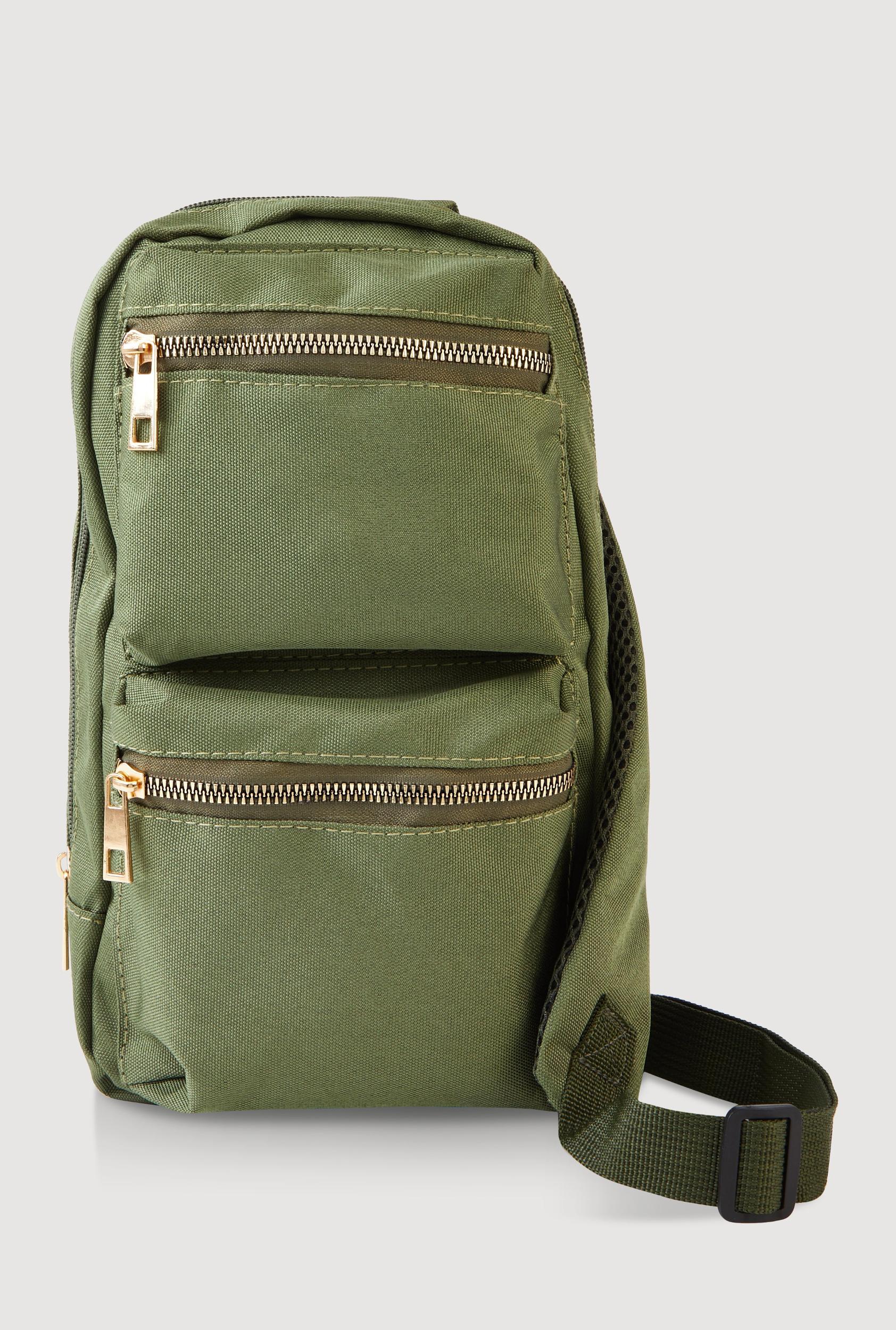 Double Pocket Sling Backpack Female Product Image