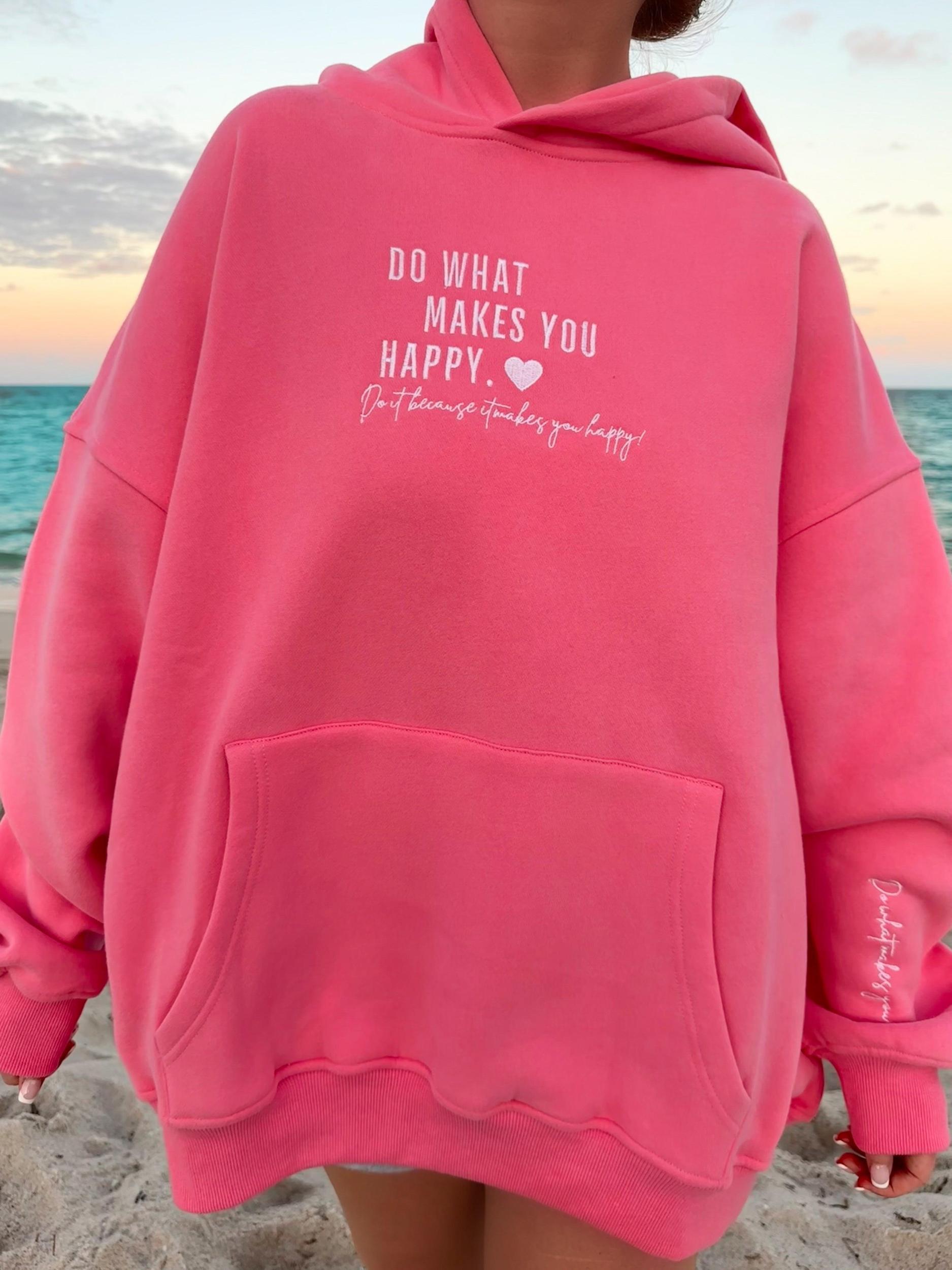 Hibiscus Do What Makes You Happy Hoodie Product Image