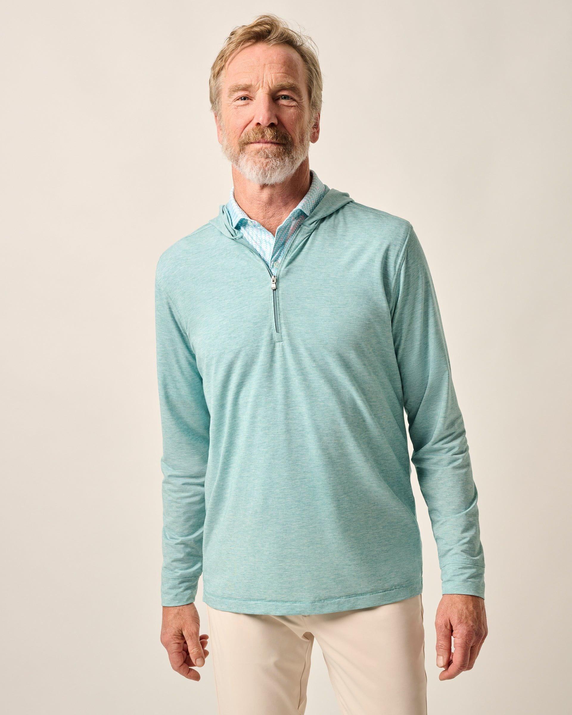 Welsey Performance 1/4 Zip Hoodie Male Product Image