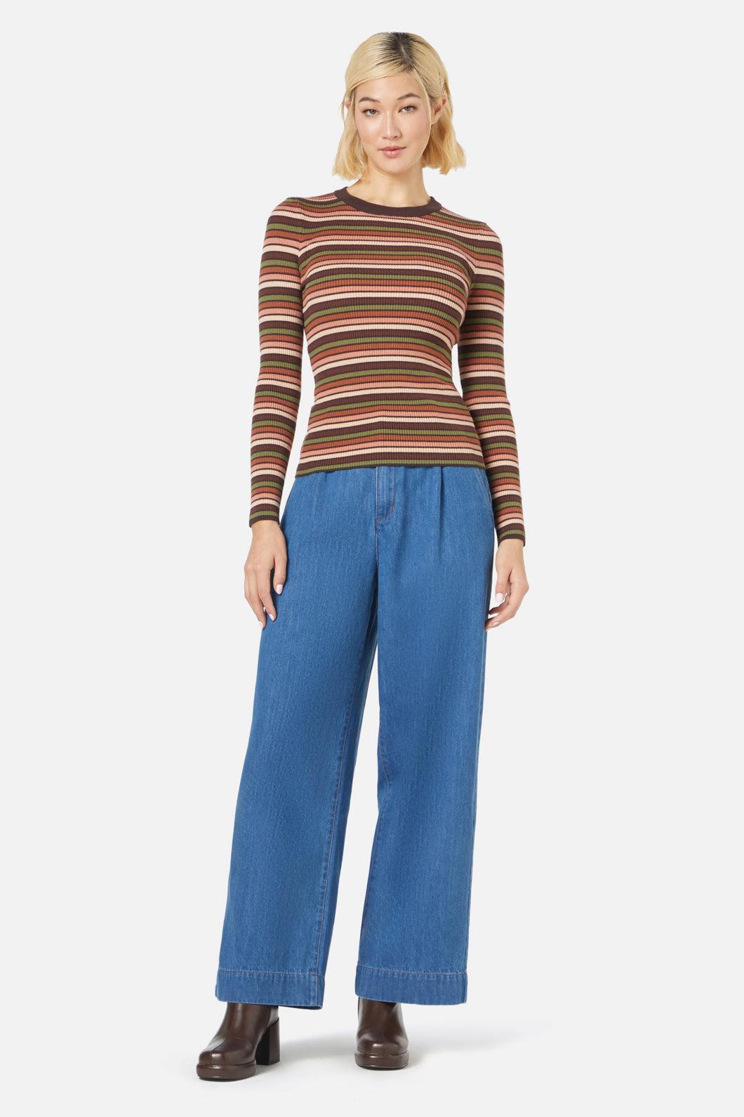 Darcy Stripe Knit Top Product Image