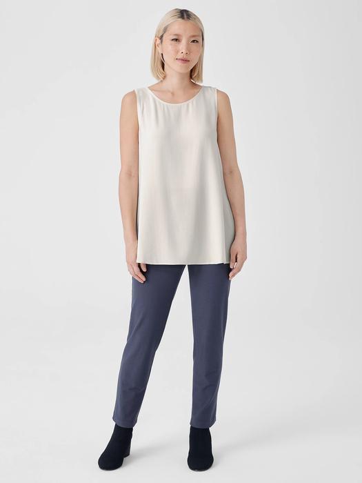 Navy J.Mueser Wool Linen Tab Trouser Product Image