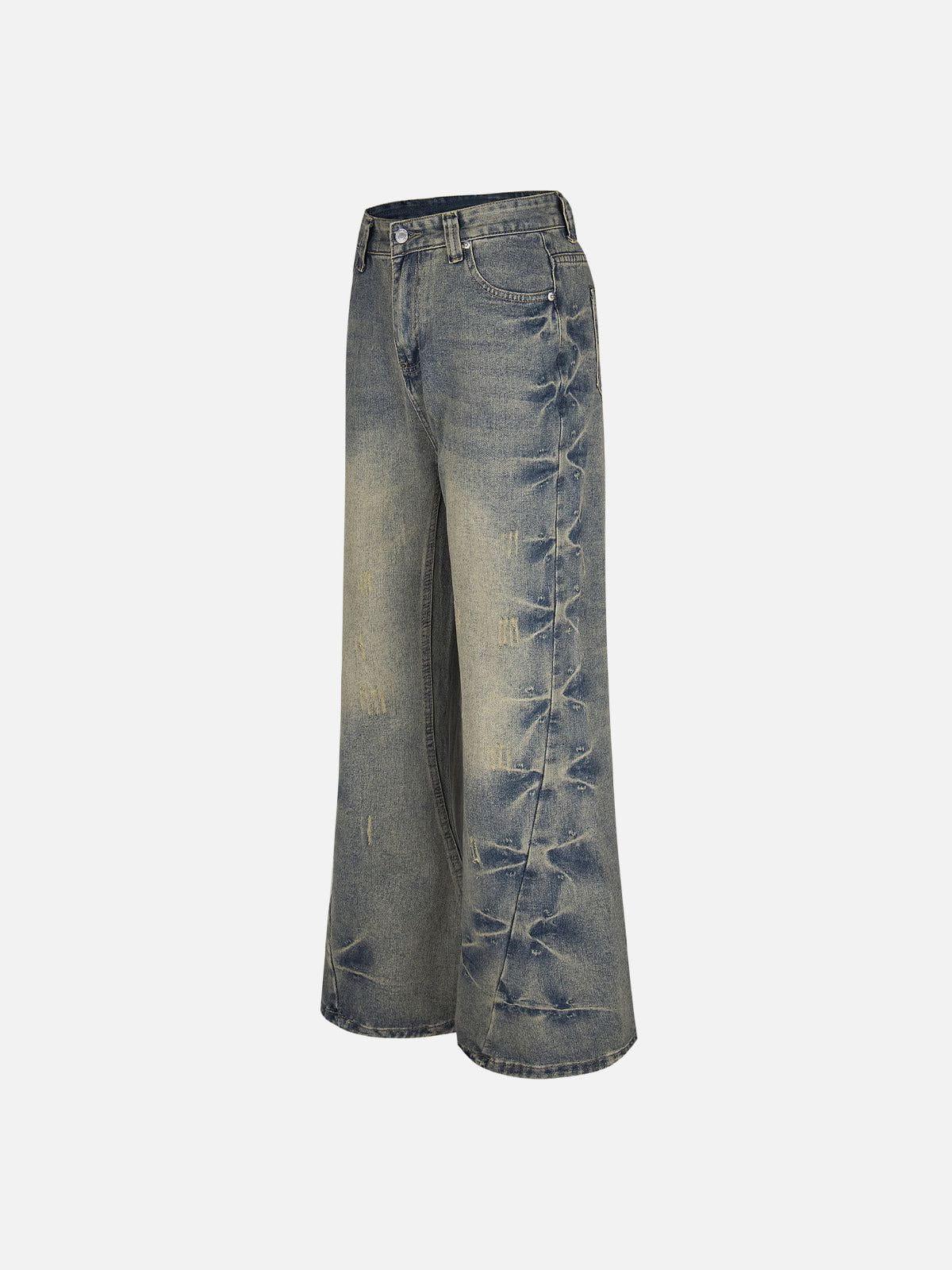 Aelfric Eden Washed Texture Bootcut Jeans Product Image