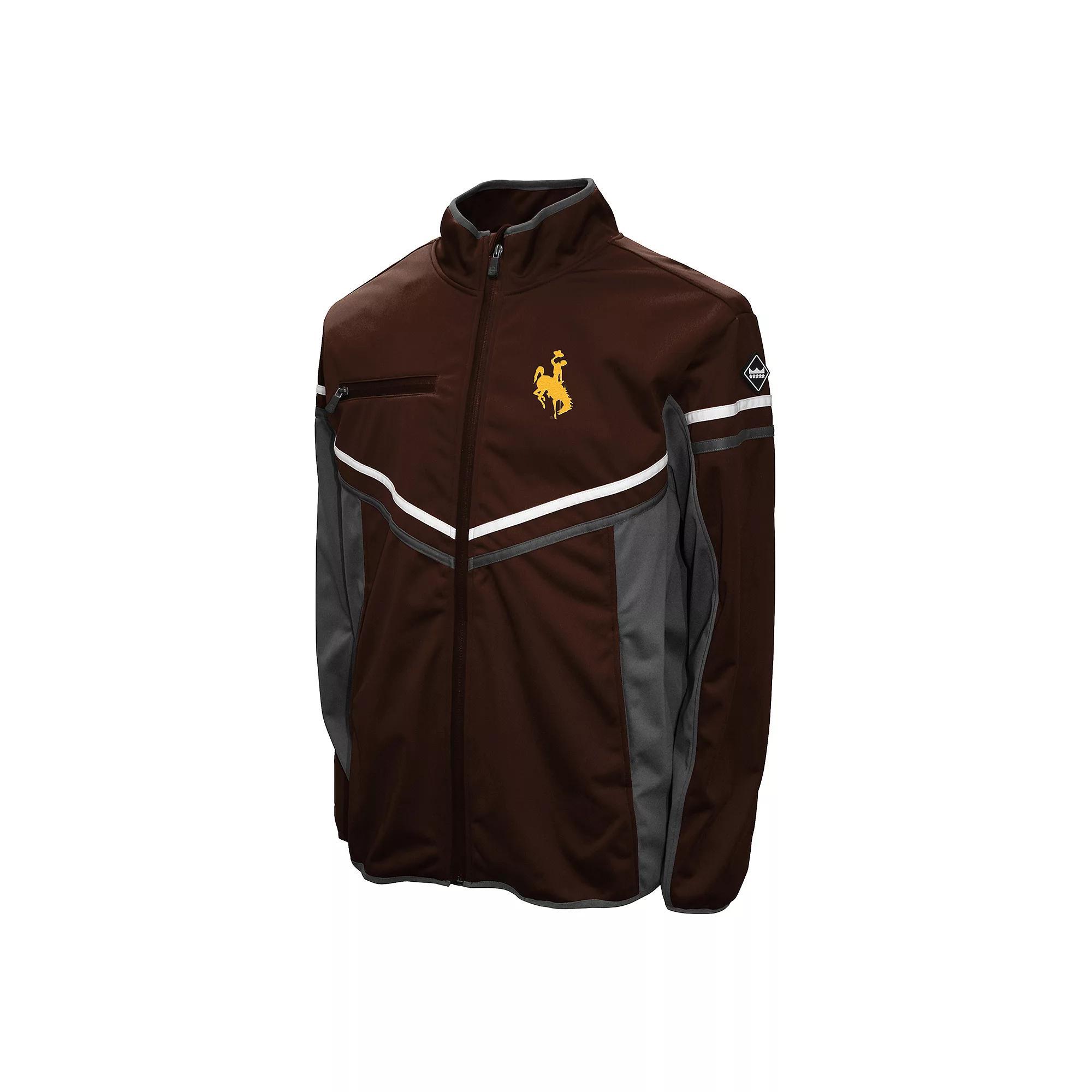 Men's Wyoming Cowboys Drive Softshell Jacket, Size: Small, Wyo Brown Product Image