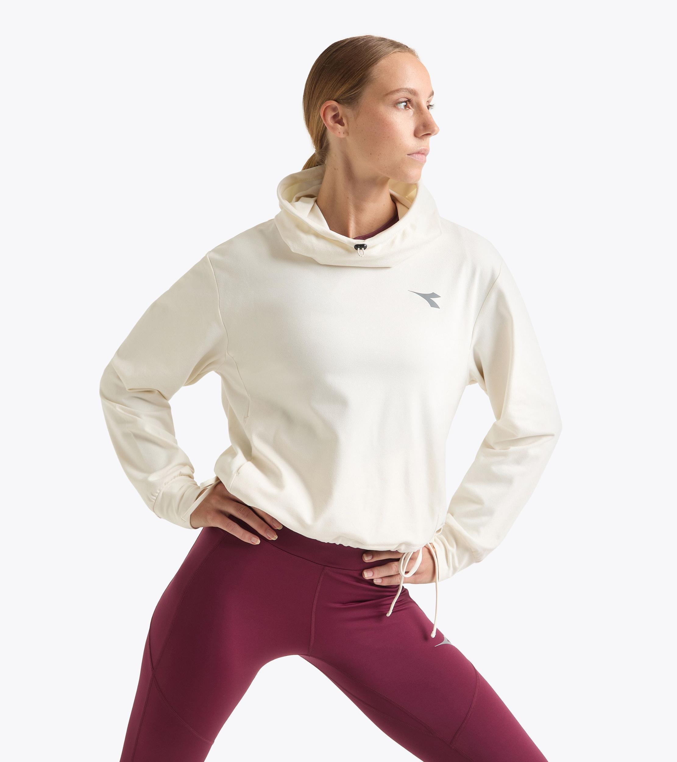 L. JERSEY PULLOVER HOODIE RUN CREW Product Image