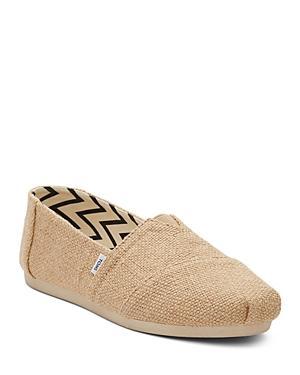 Toms Womens Alpargata Wide Canvas Flats Product Image