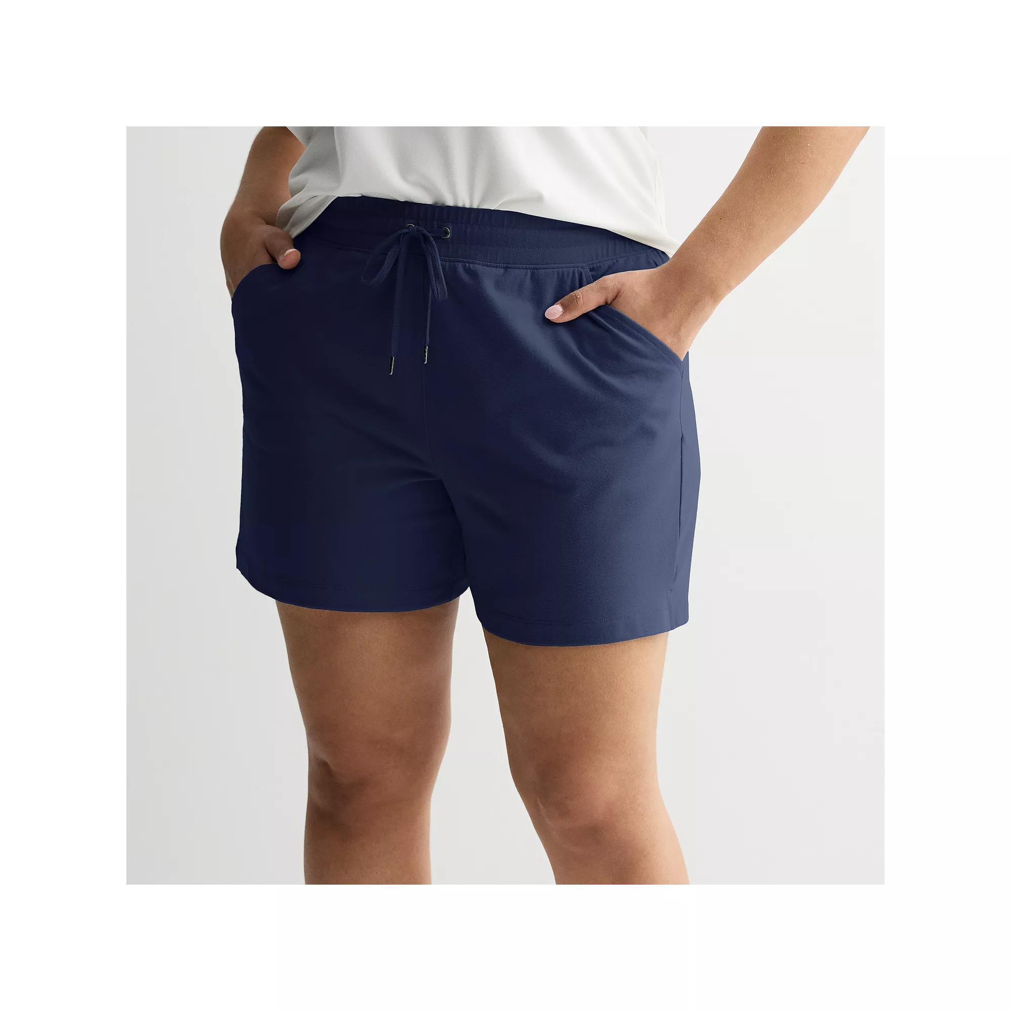 Plus Size Tek Gear® Essential Shorts, Women's, Size: 4XL, Blue Romance Product Image