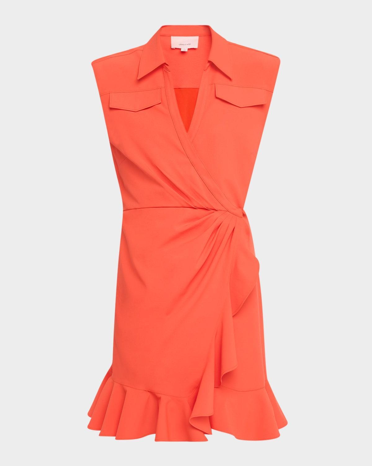Zenni Sleeveless Mini Shirtdress Product Image
