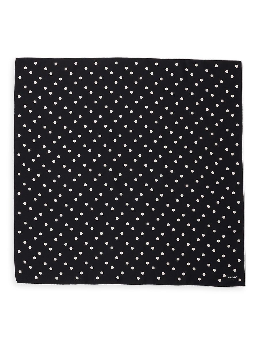 Womens Printed Silk Twill Scarf Product Image