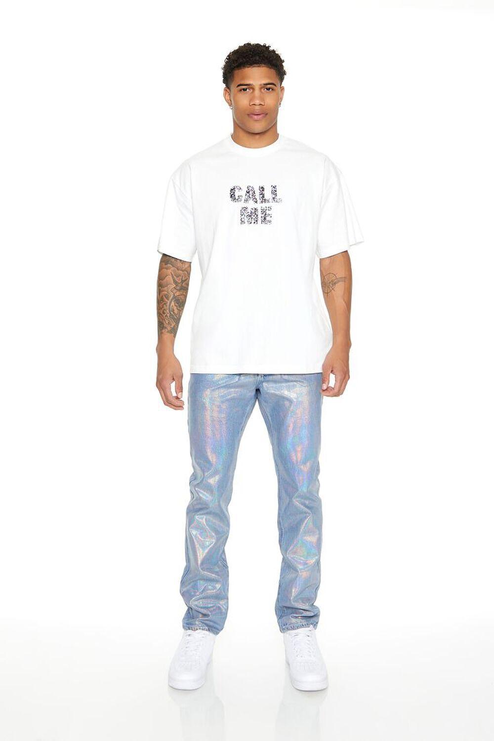 Beaded Call Me Graphic Tee | Forever 21 Product Image