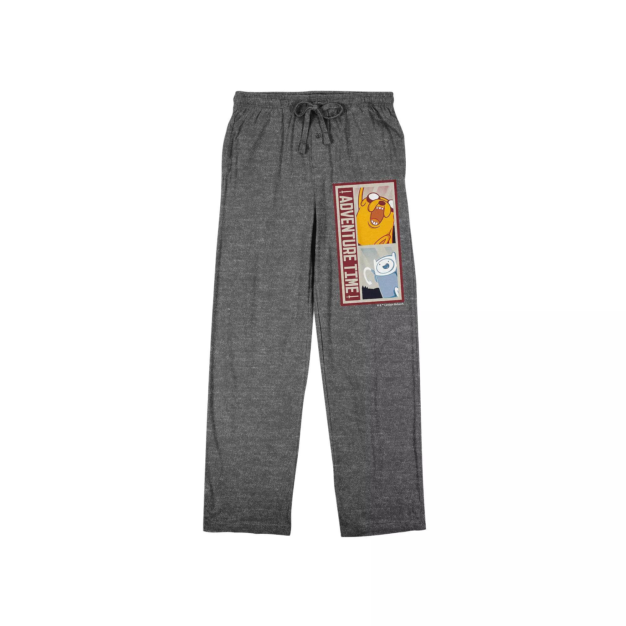 Men's Adventure Time Finn Pajama Pants, Size: XL, Gray Product Image