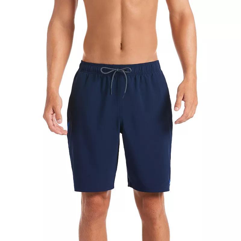 Men's Nike 9" Core Contend Swim Trunks, Size: XL, Black Navy Product Image