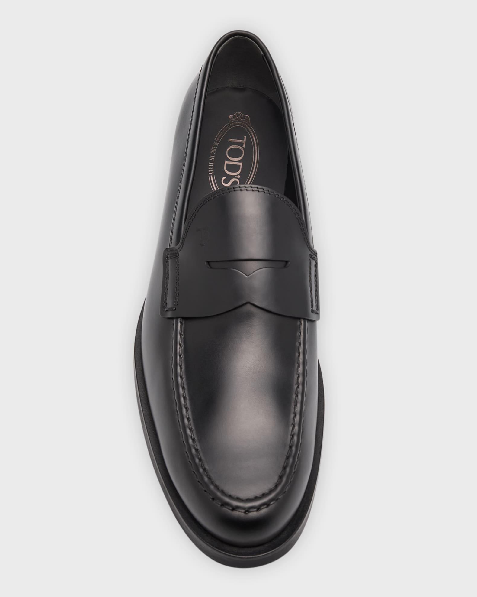 Men's Leather Moccasin Penny Loafers Product Image