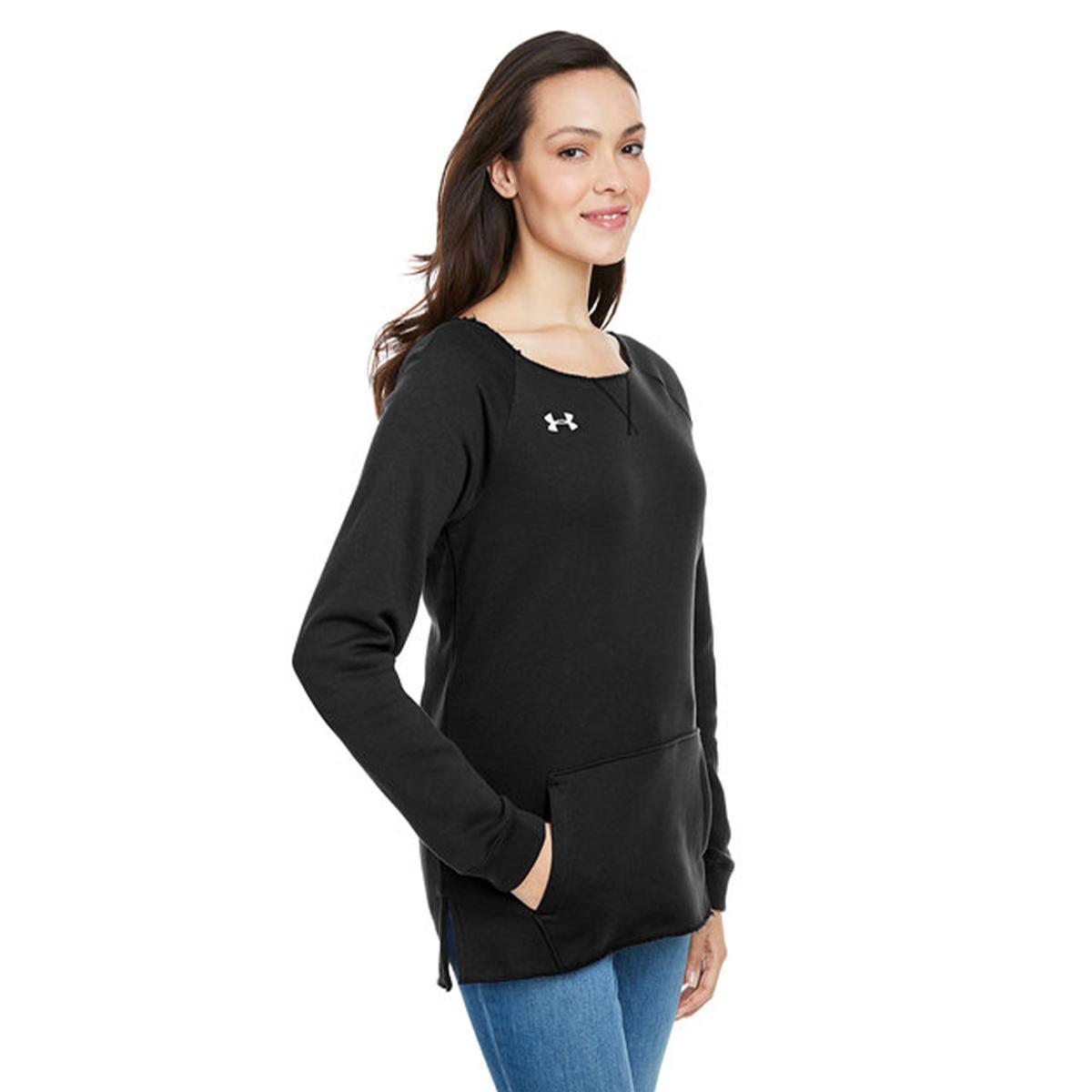 Under Armour Women's Hustle Fleece Crewneck Sweatshirt Product Image