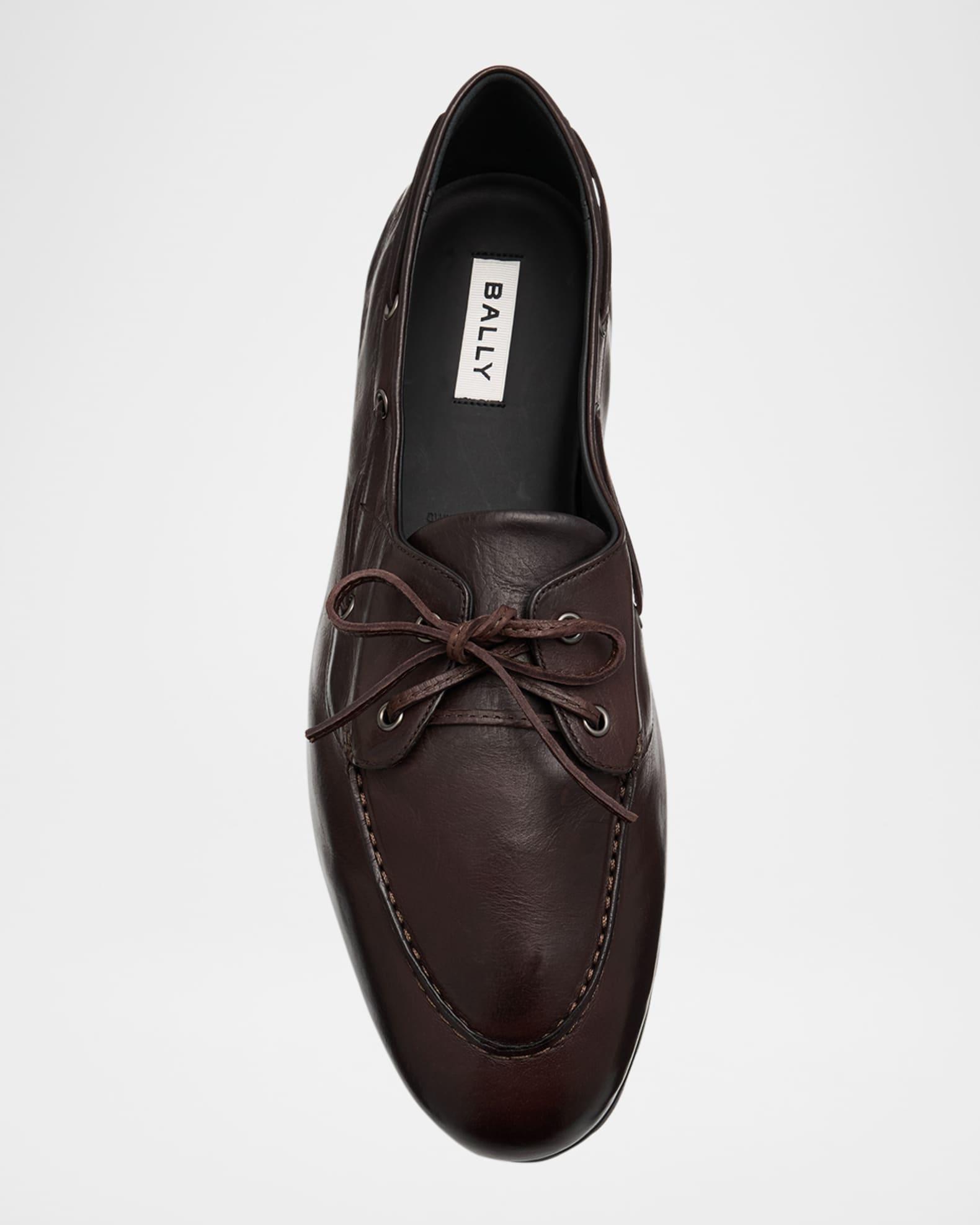 Men's Paquy Leather Boat Shoes Product Image