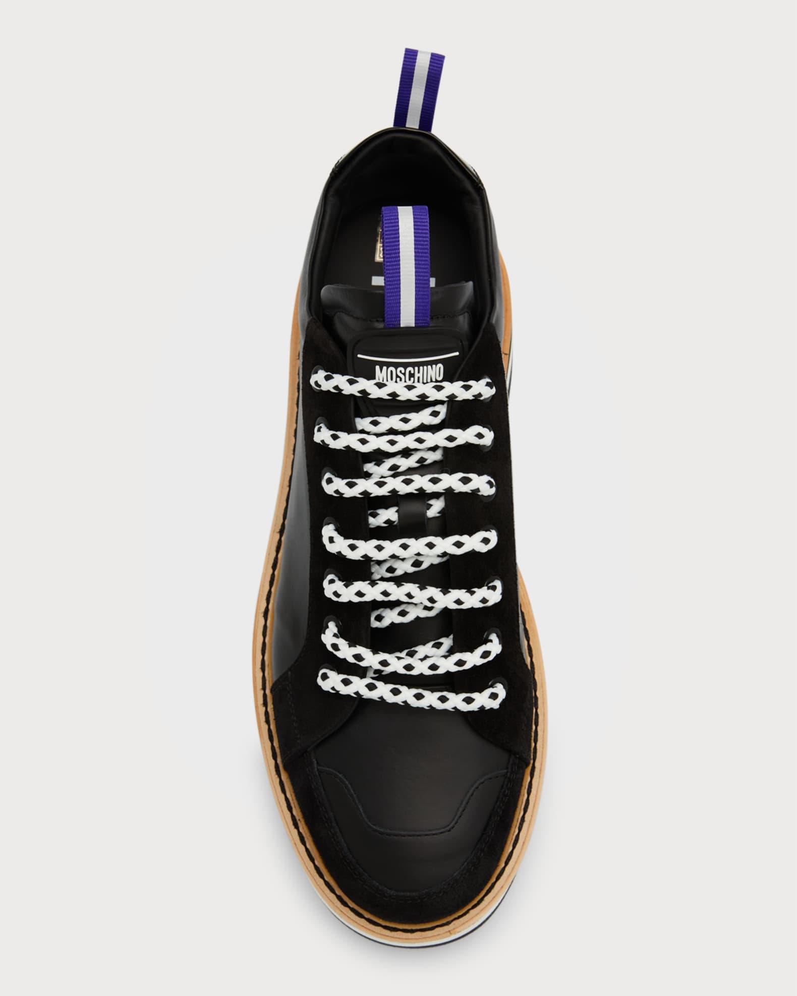 Men's City Trainer Leather Low-Top Sneakers Product Image