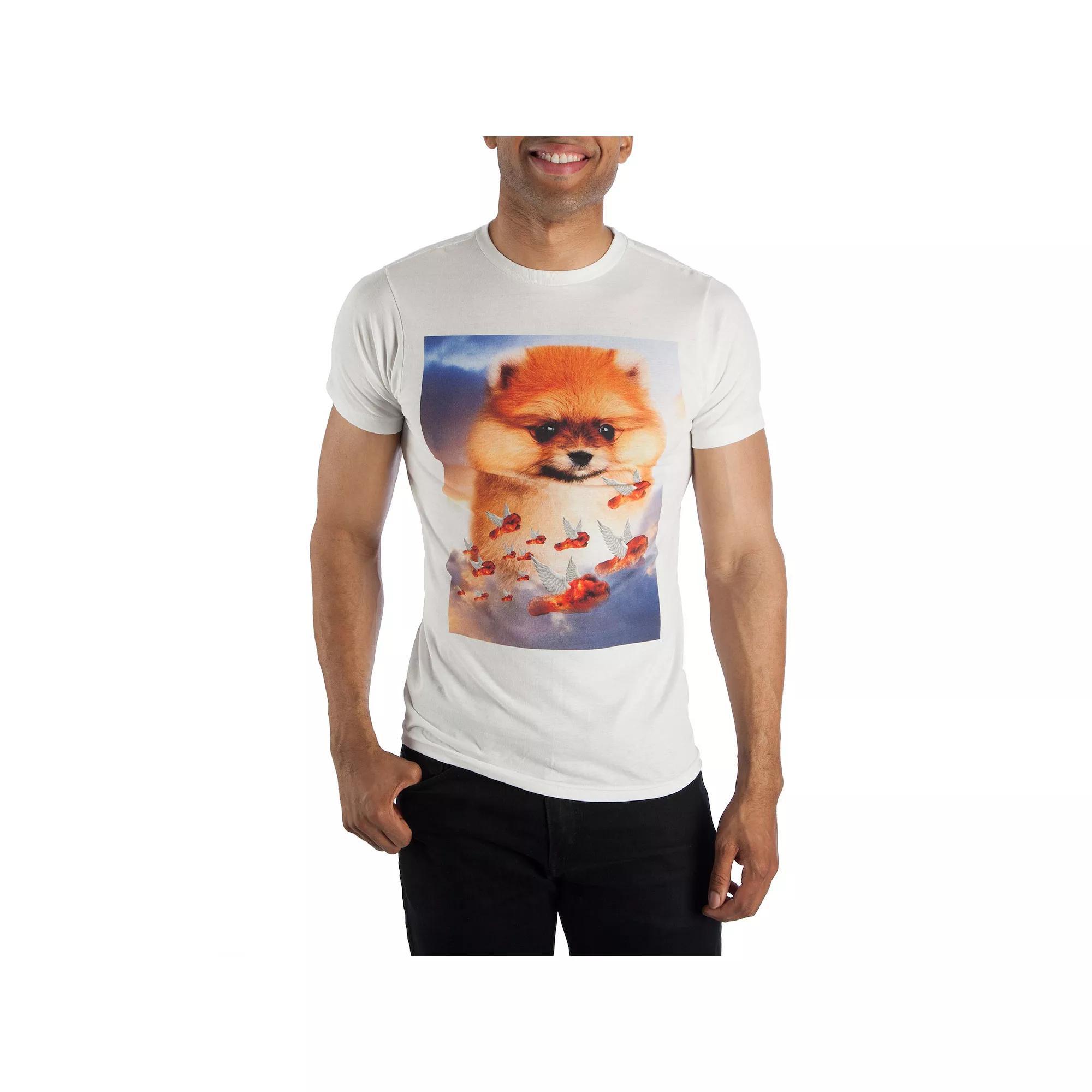 Mens Happy Red Fox Graphic Tee Product Image