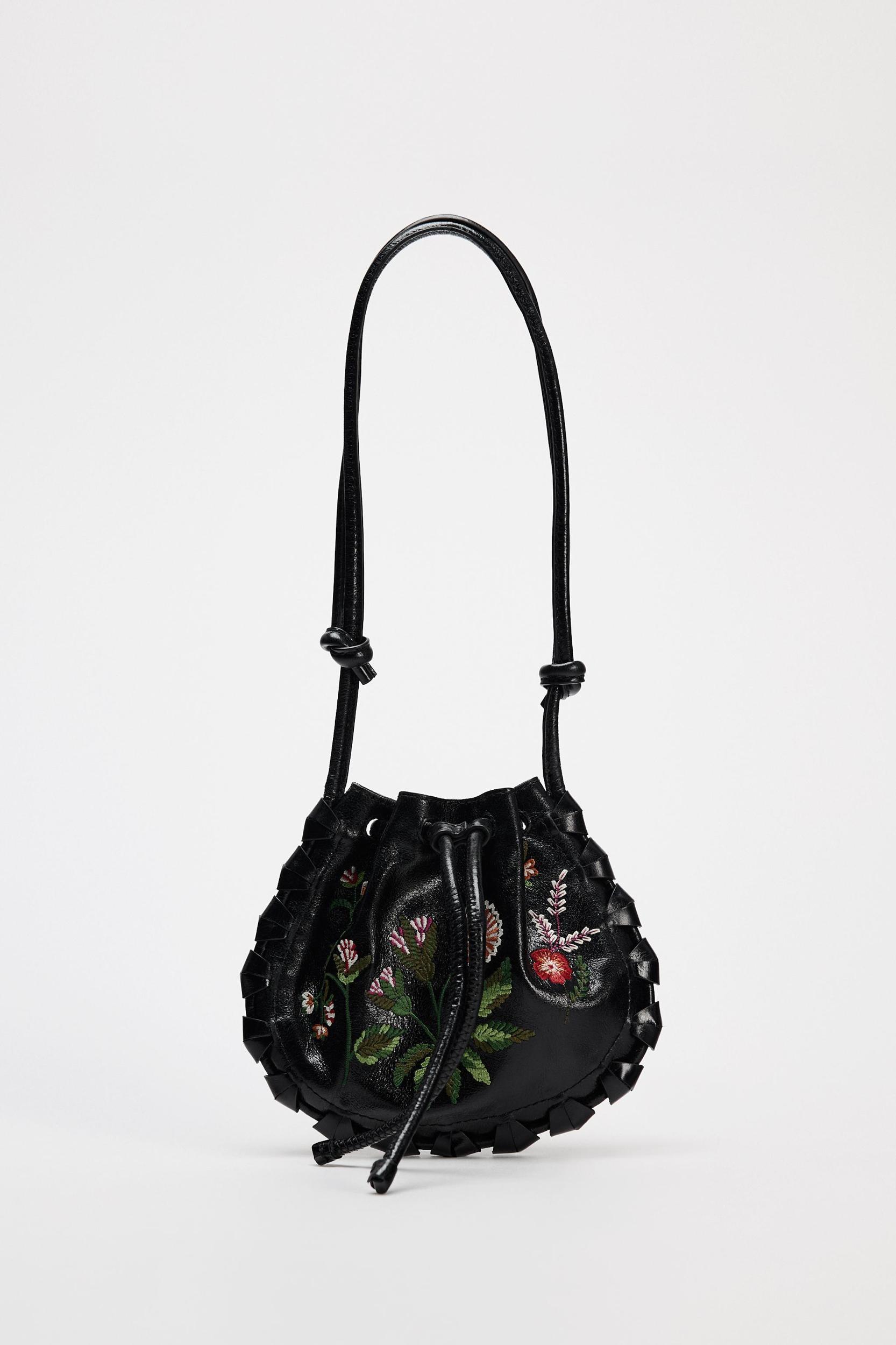 MINI LEATHER COWBOY BUCKET BAG Product Image