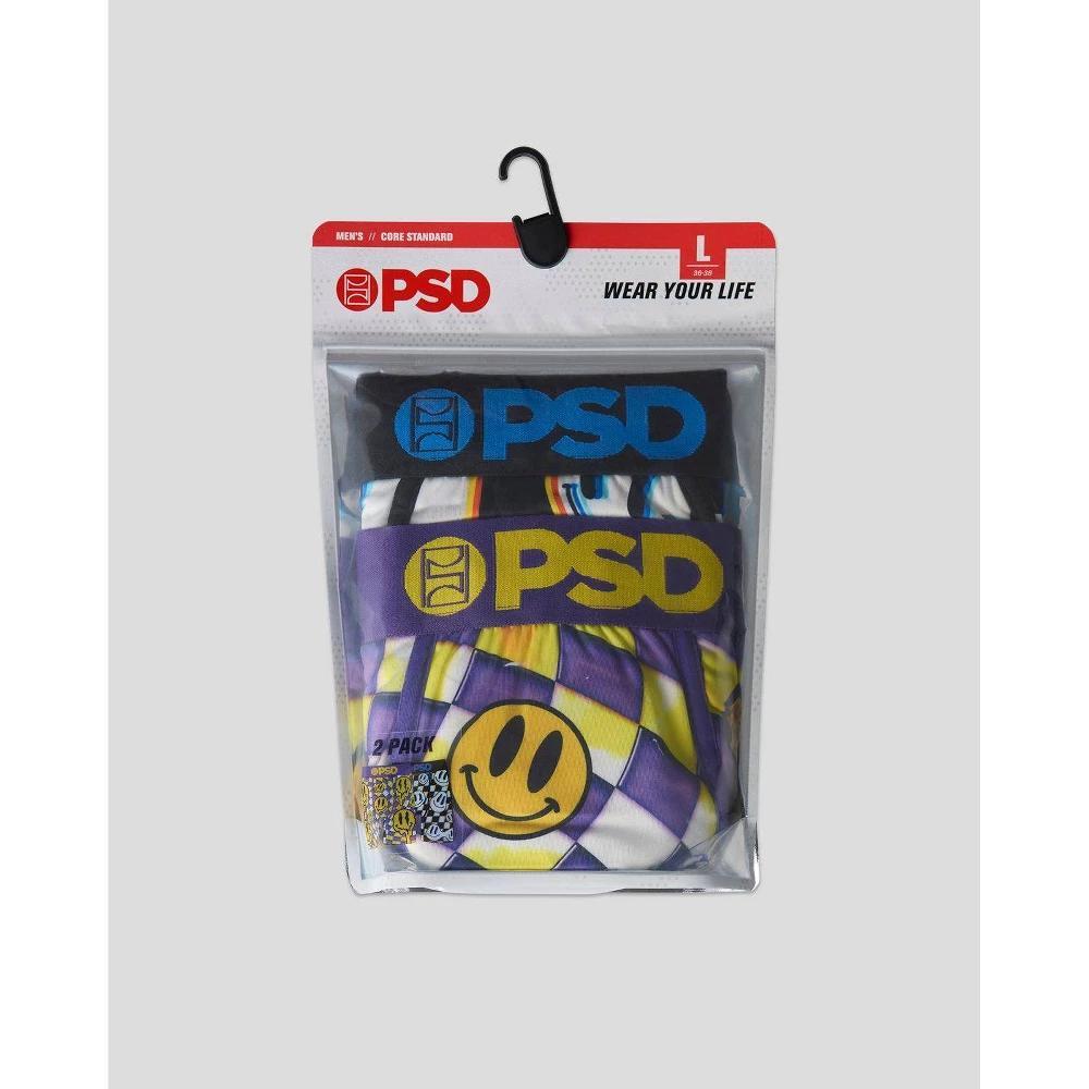 PSD Men's Smile Dimension Print Briefs - Purple/Gold Product Image
