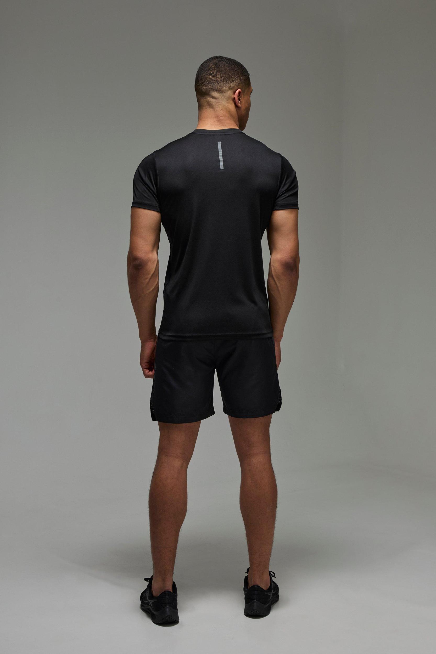 Man Active Lightweight Perforated 7inch Shorts | boohooMAN USA Product Image
