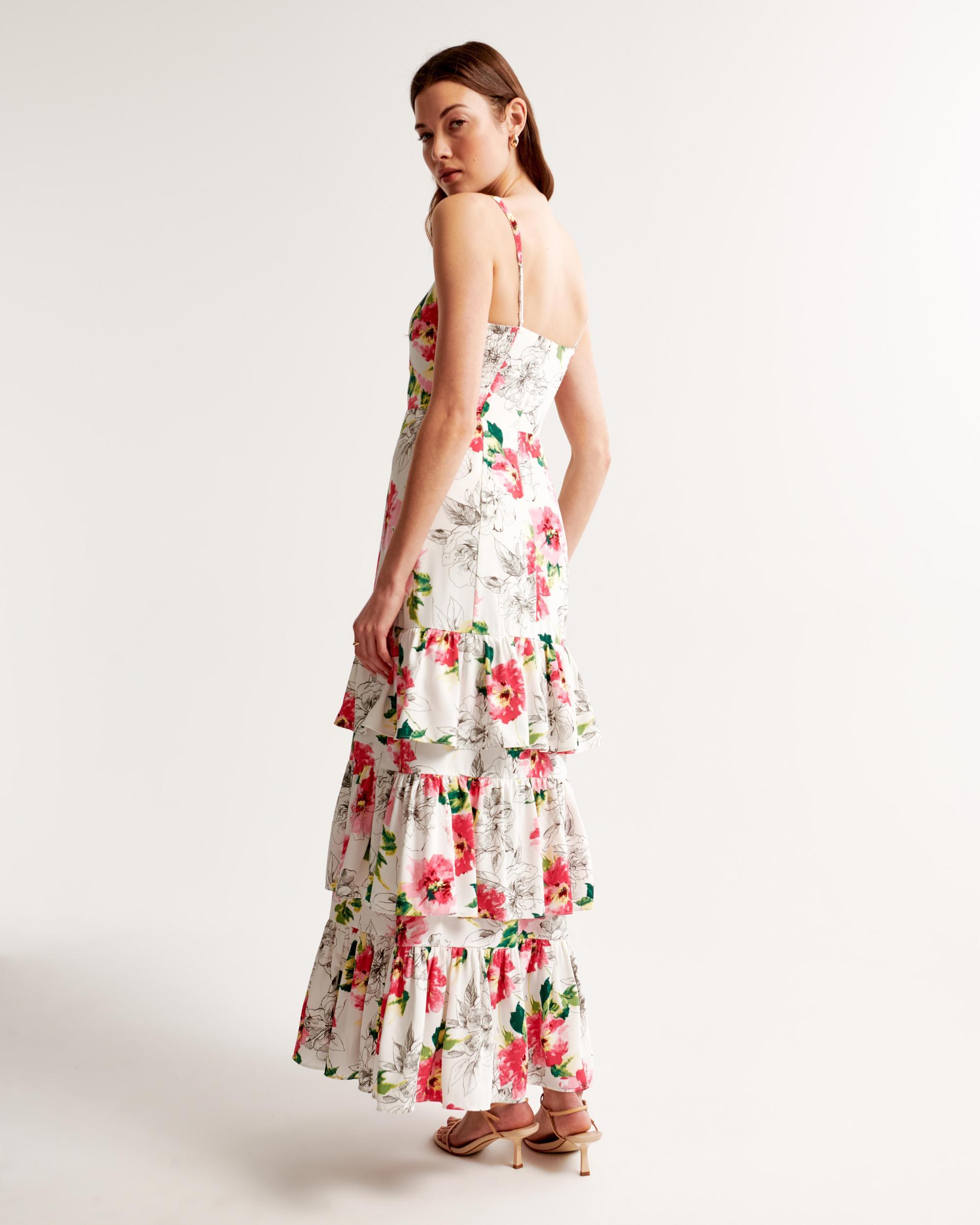 Drama Ruffle Tiered Maxi Dress Product Image