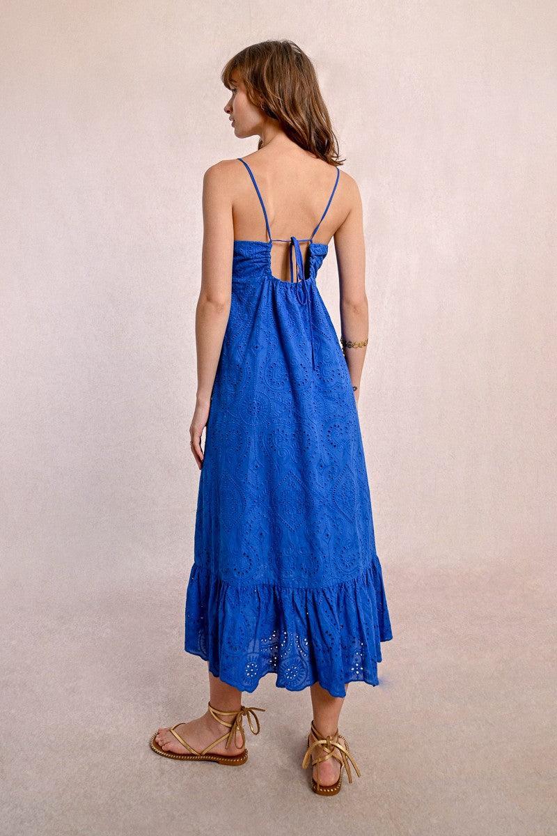 ENGLISH EMBROIDERY LONG DRESS Product Image
