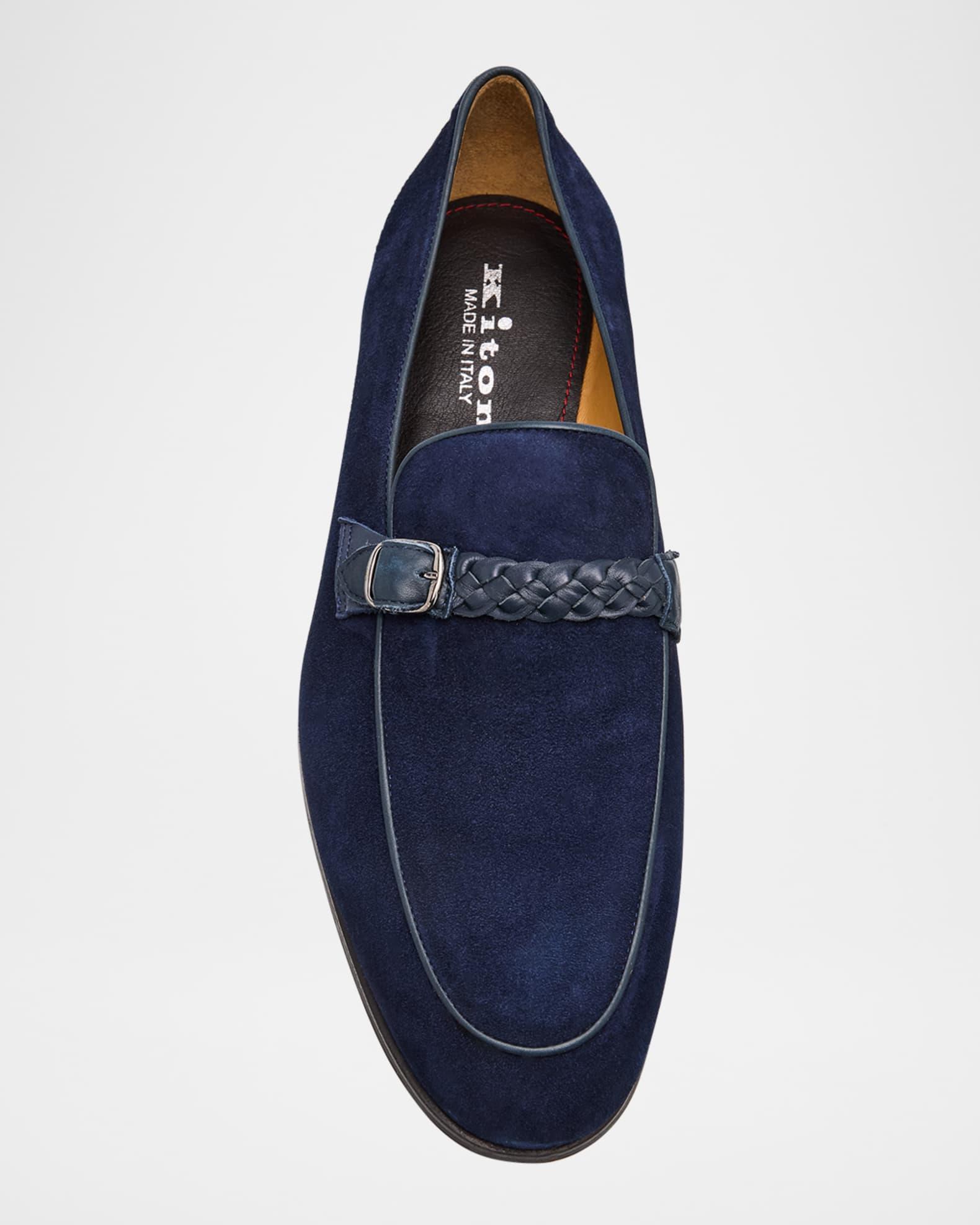 Men's Regu Leather Low-Top Sneakers Product Image