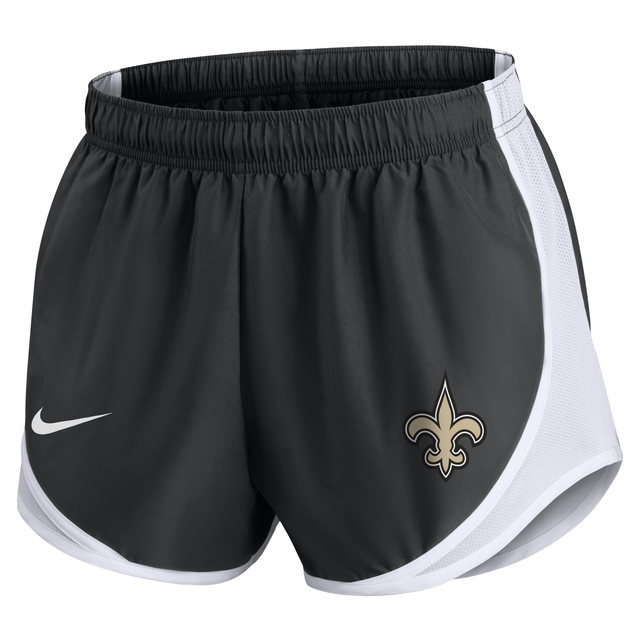 Women's Nike Black New Orleans Saints Tempo Shorts, Size: 2XL Product Image