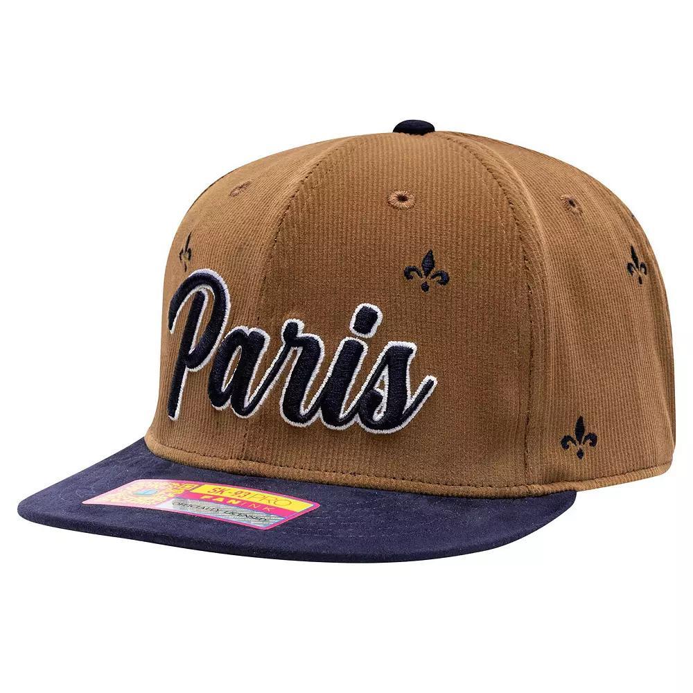 Men's Fan Ink  Brown/Navy Paris Saint-Germain Whiskey Adjustable Hat, Psg Brown Product Image