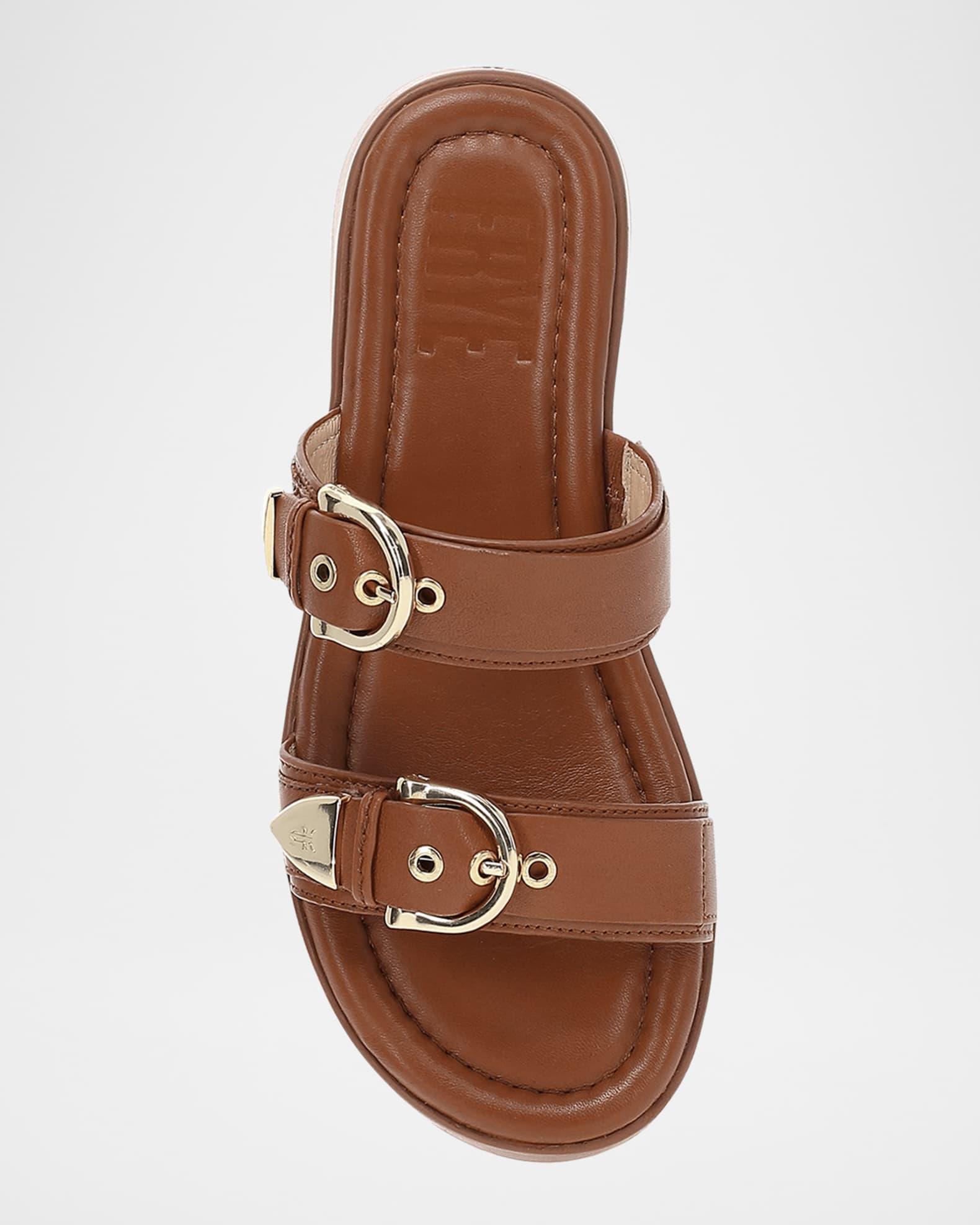 Maya Double Buckle Slide Sandals Product Image