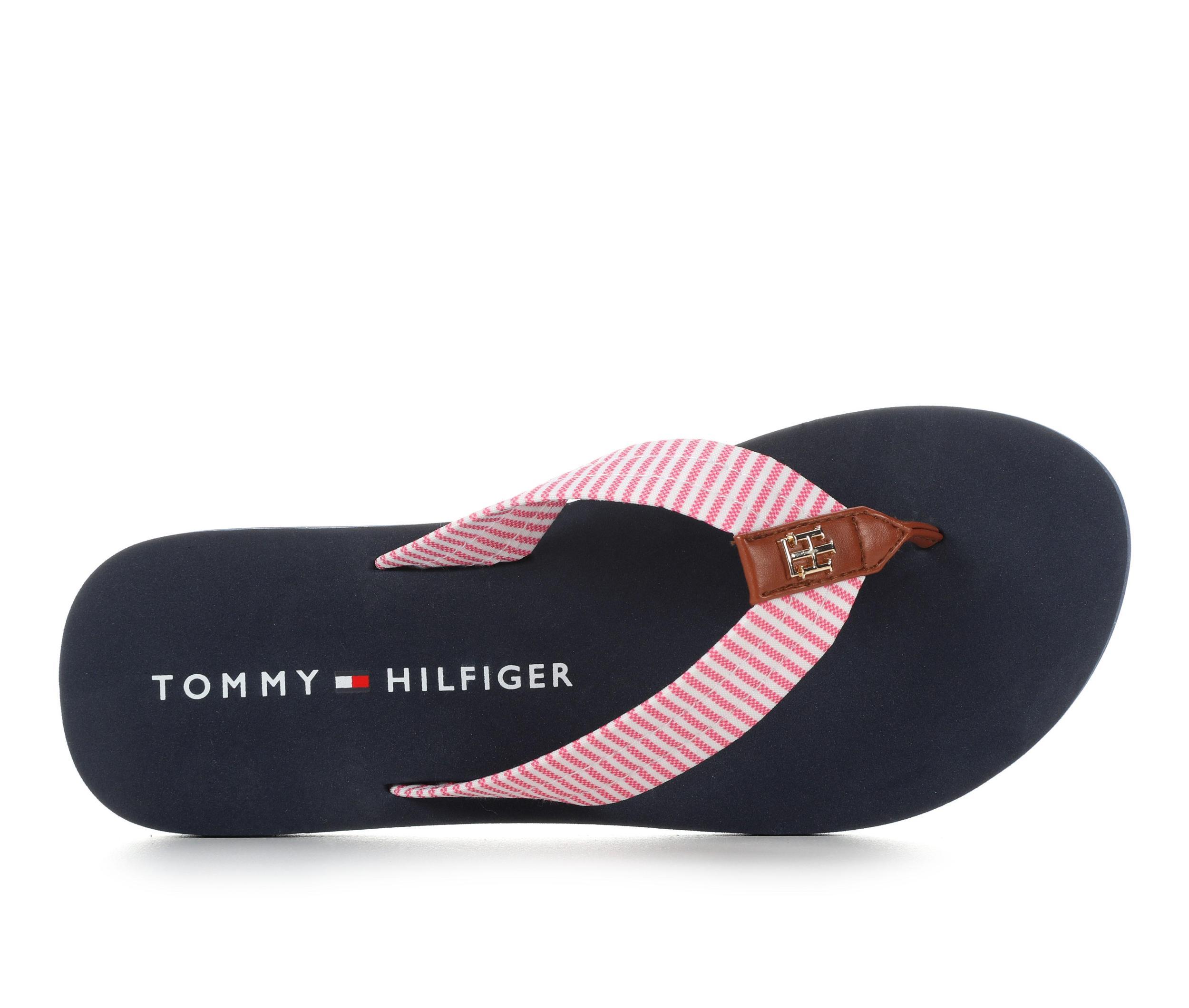 Women's Tommy Hilfiger Crinle Flip-Flops Product Image