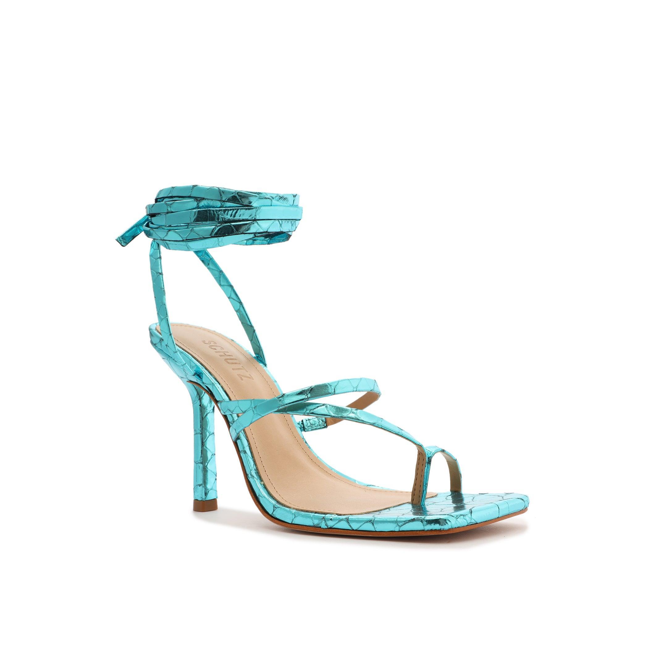 Lily Metallic Leather Sandal Product Image