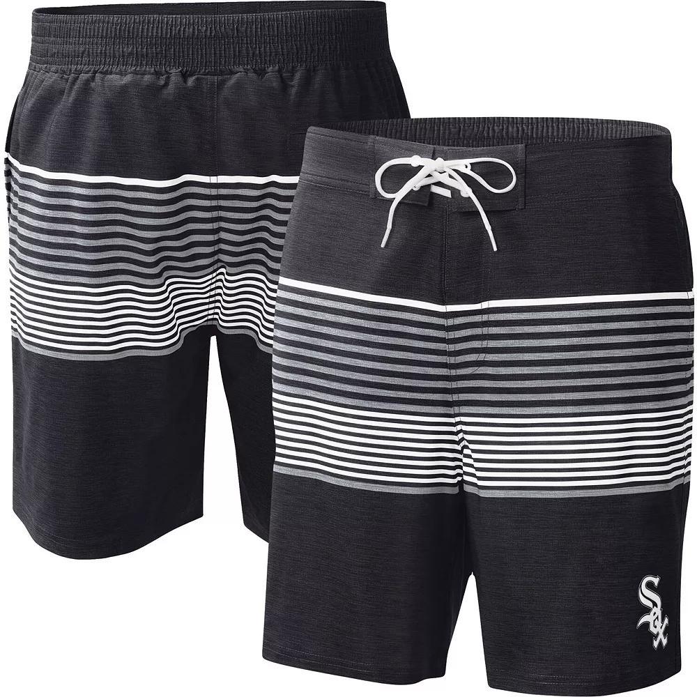 Men's G-III Sports by Carl Banks  Black Chicago White Sox Coastline Volley Swim Shorts, Size: Small Product Image