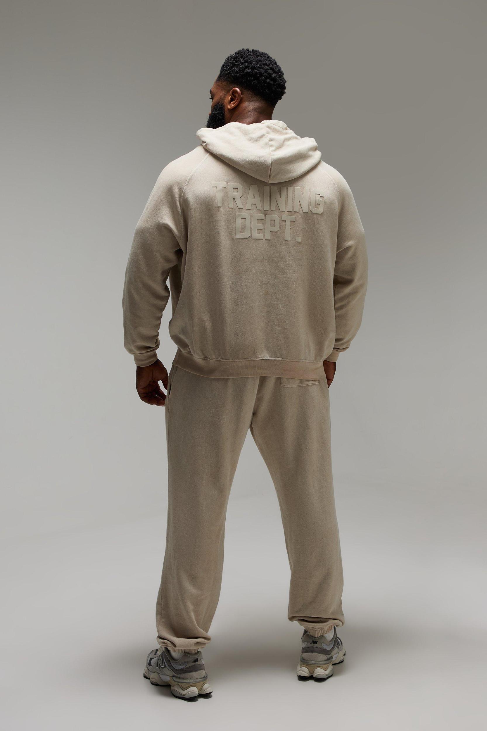 Man Active Training Dept Washed Oversized Hoodie | boohooMAN USA Product Image