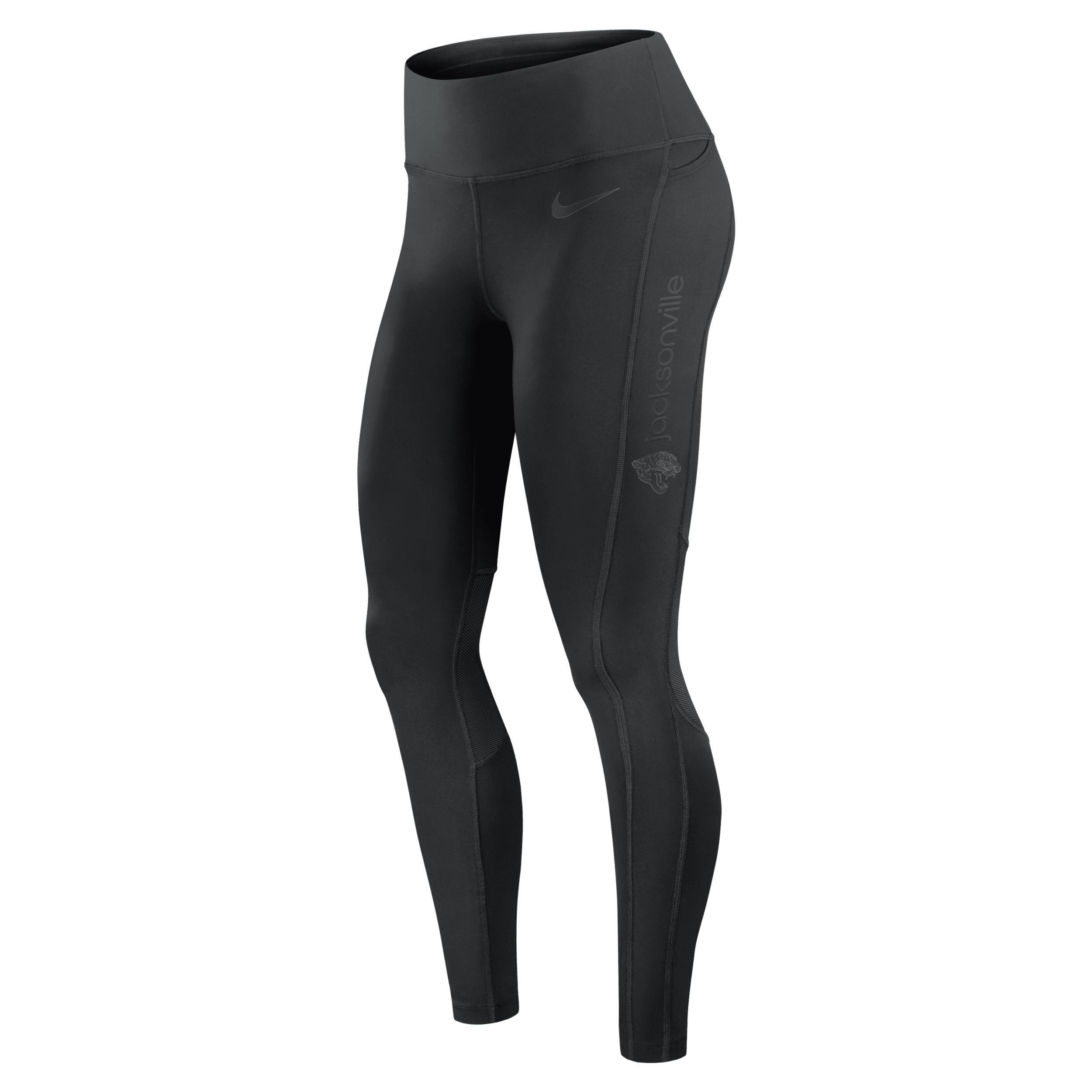 Women's Nike Black San Francisco 49ers Performance Leggings, Size: Medium Product Image