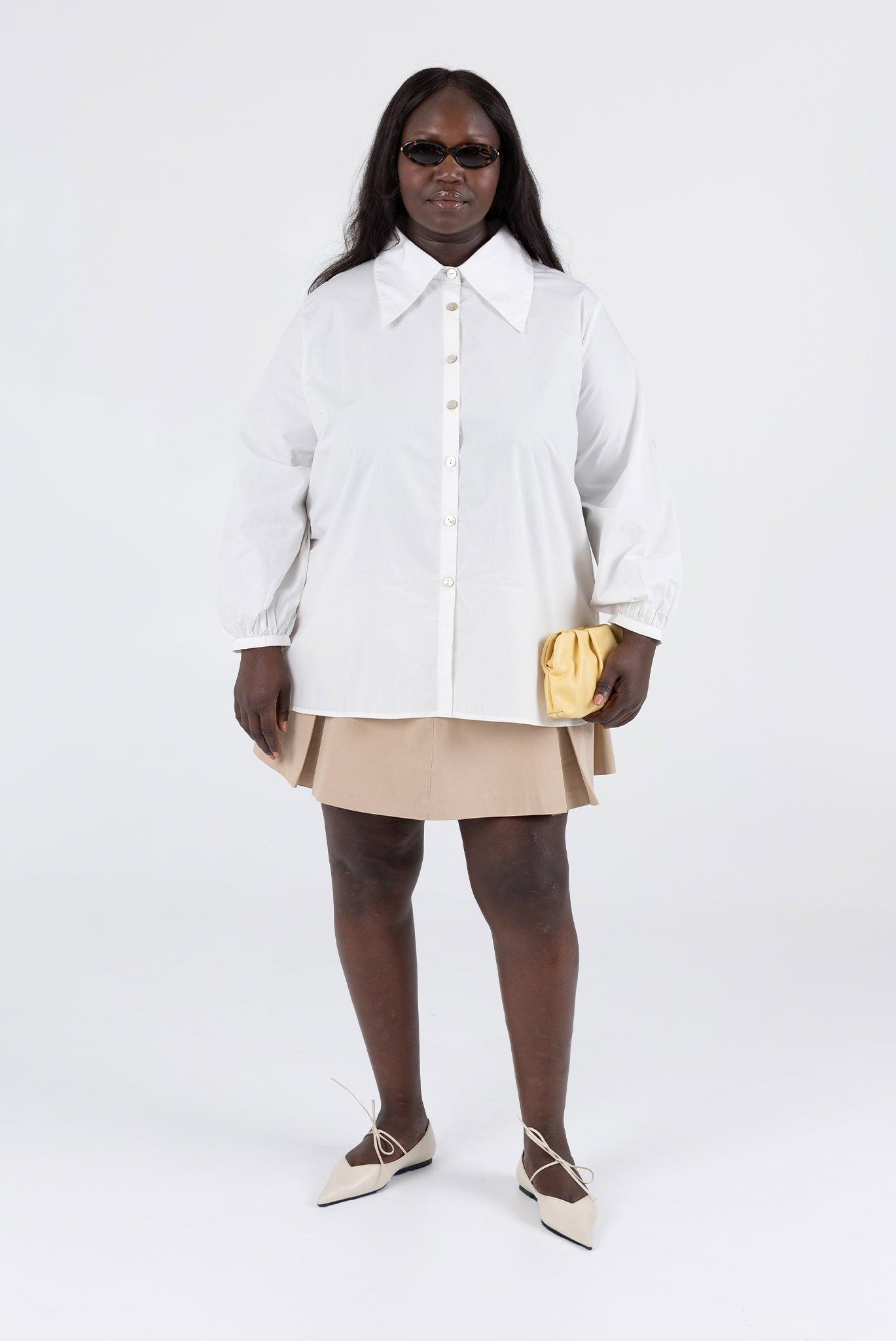 Thea Mini Skirt - Blonde Product Image