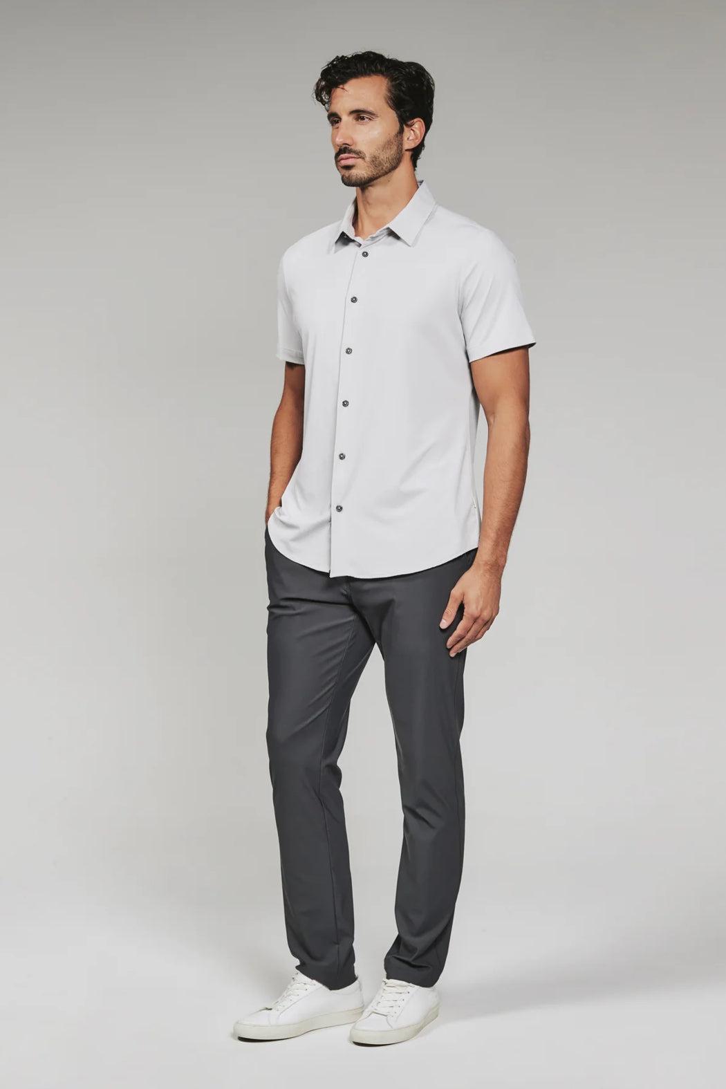 Azores Short Sleeve Shirt- Fog Product Image