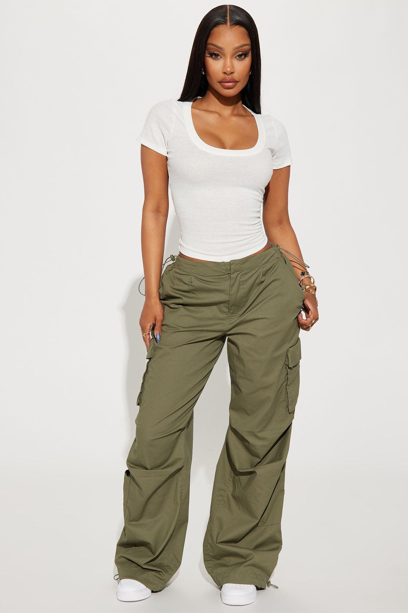 Delilah Ribbed Basic Tee - White Product Image