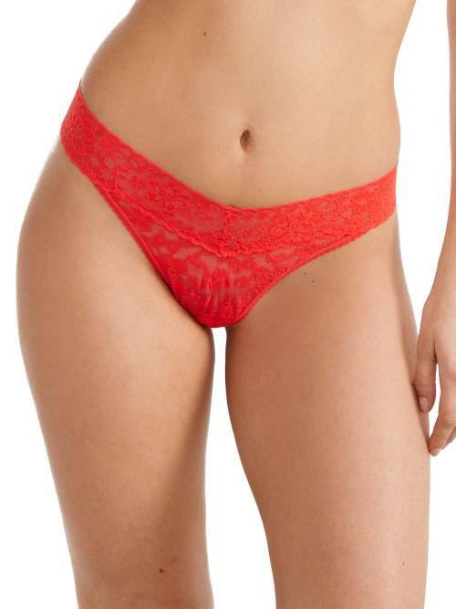 Hanky Panky Womens Daily Lace Original Rise Thong 771101 Product Image