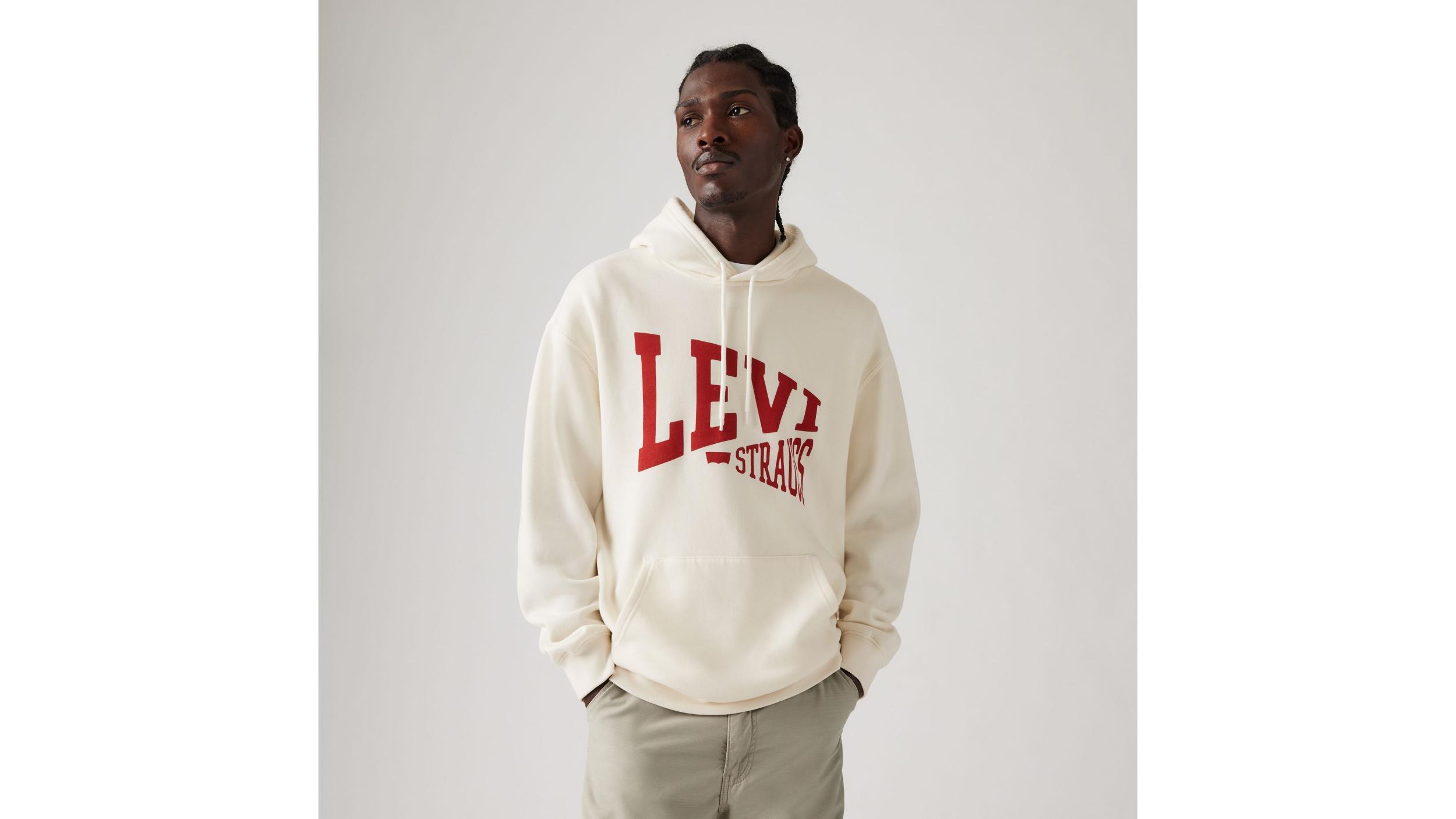 Relaxed Fit Graphic Hoodie Sweatshirt Product Image