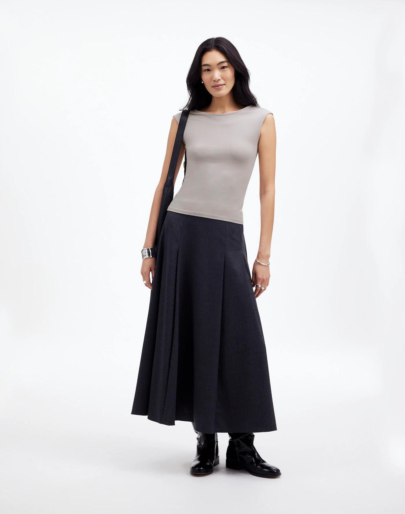 Scoopneck Cap-Sleeve Tee Product Image