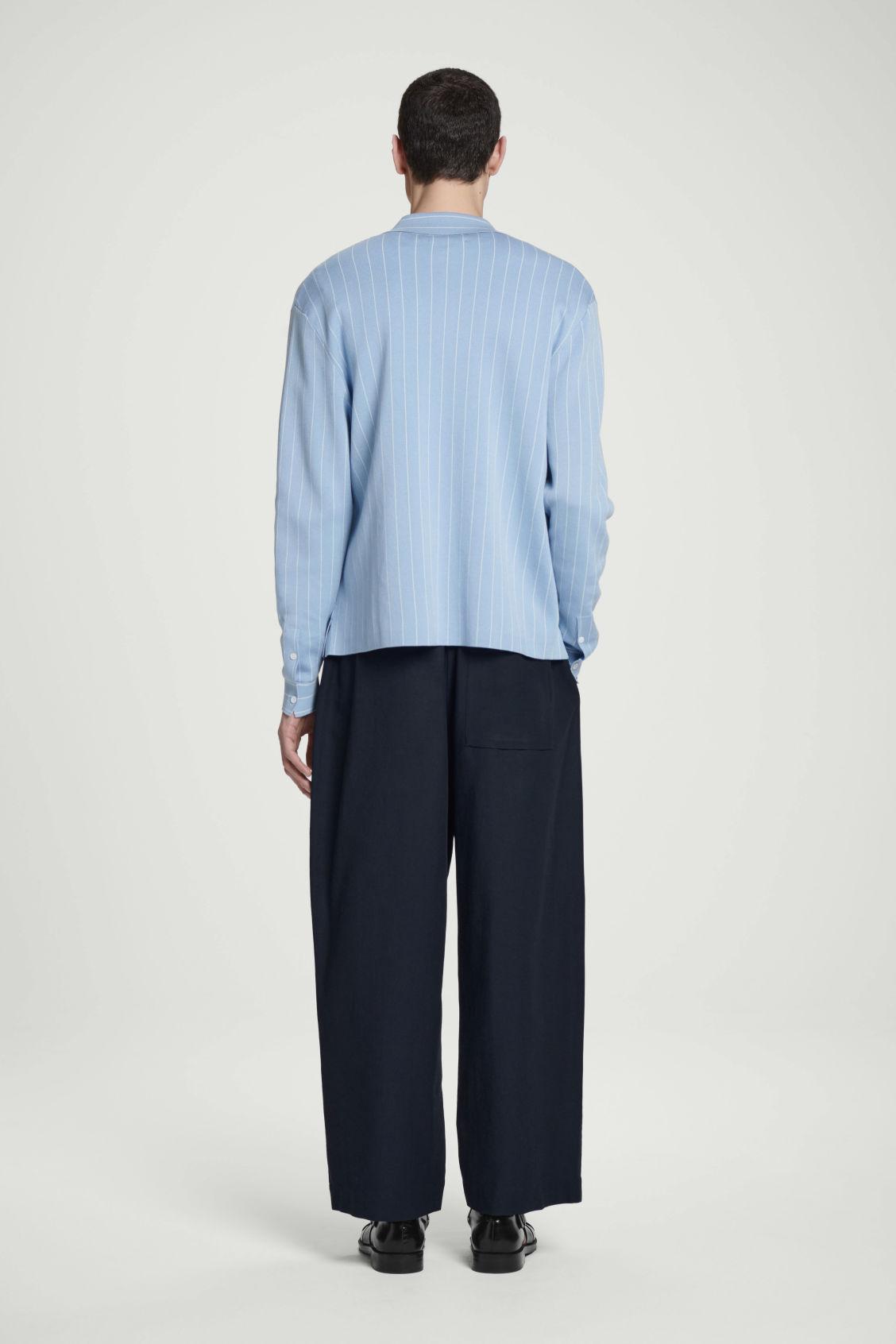 BARREL-LEG DRAWSTRING PANTS Product Image