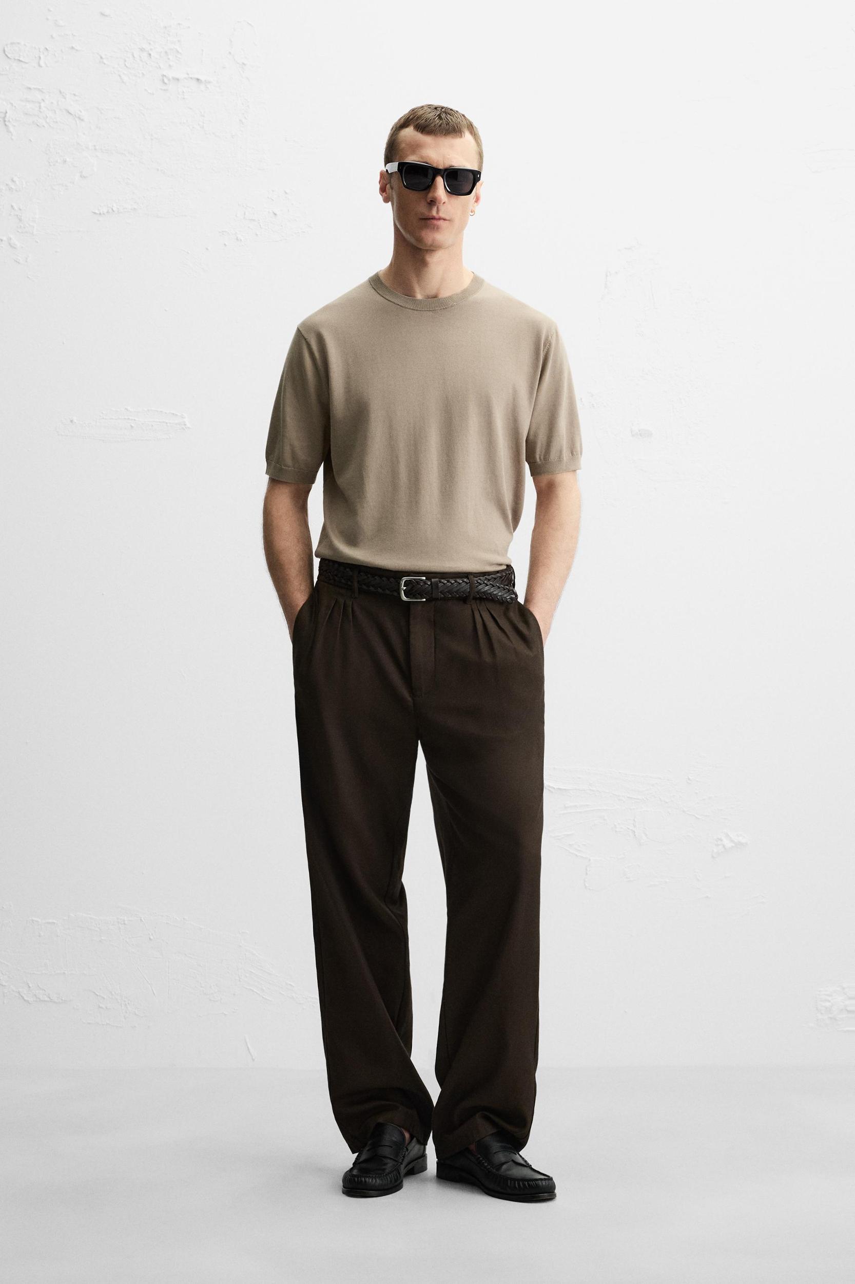 REGULAR FIT KNIT T-SHIRT Product Image