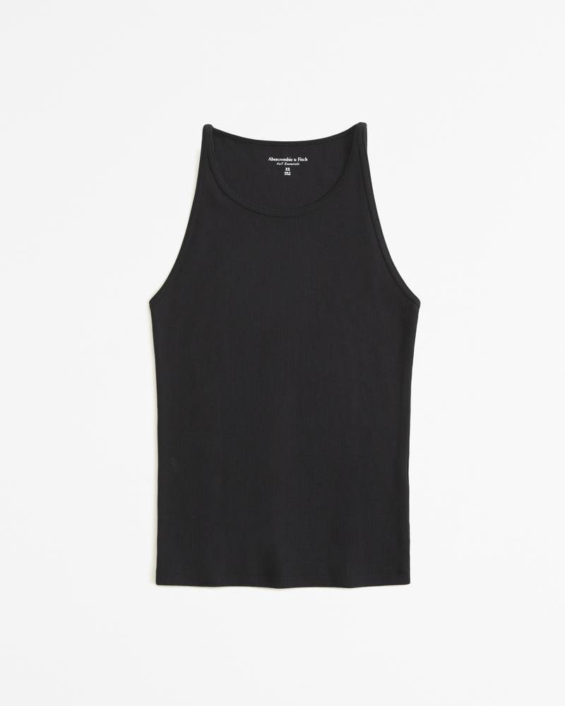 Essential Tuckable High-Neck 90s Rib Tank Product Image
