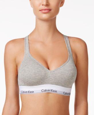 Calvin Klein Modern Cotton Padded Bralette QF1654, Women's, Size: Large, Black Product Image