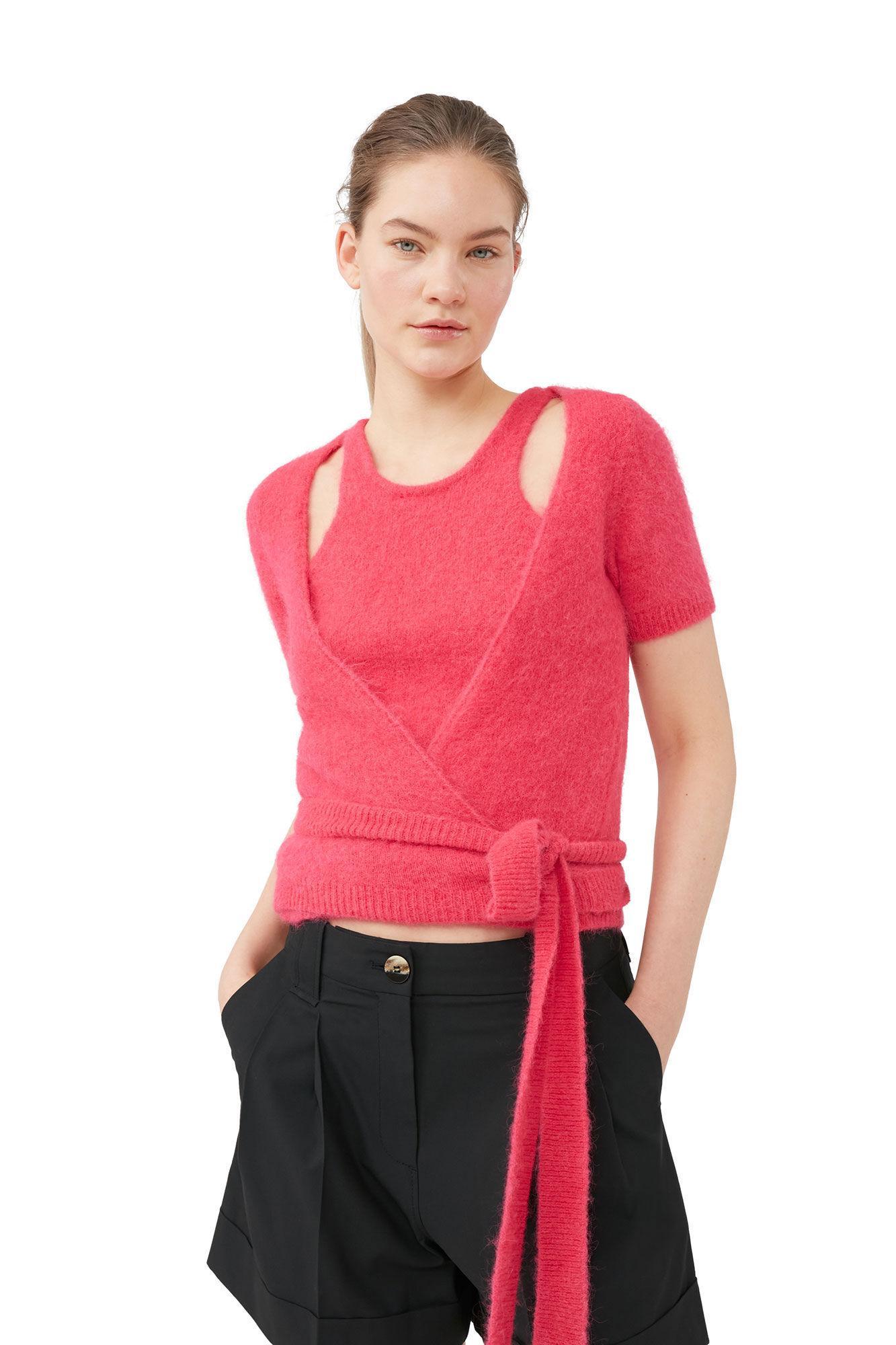 Drapey Melange Shorts Product Image