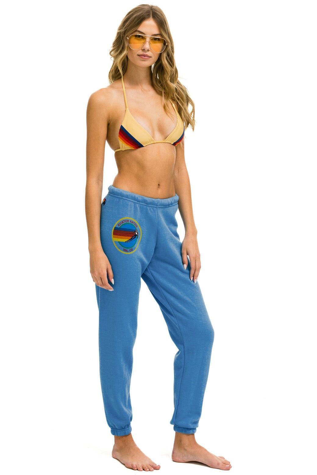 AVIATOR NATION NASHVILLE SWEATPANTS - OCEAN Female Product Image