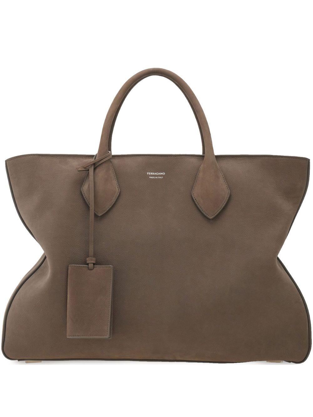 large leather tote bag Product Image
