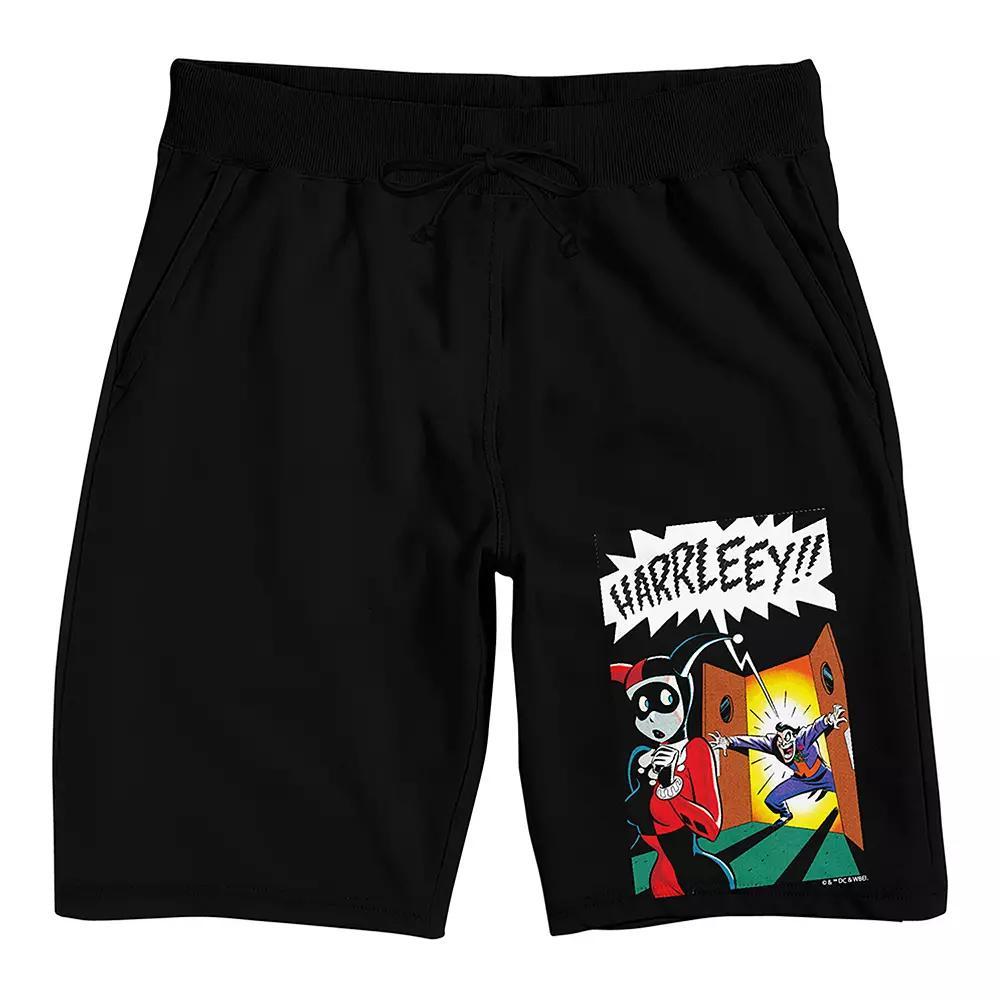 Men's Batman Animated Series Pajama Shorts, Size: XXL, Black Product Image