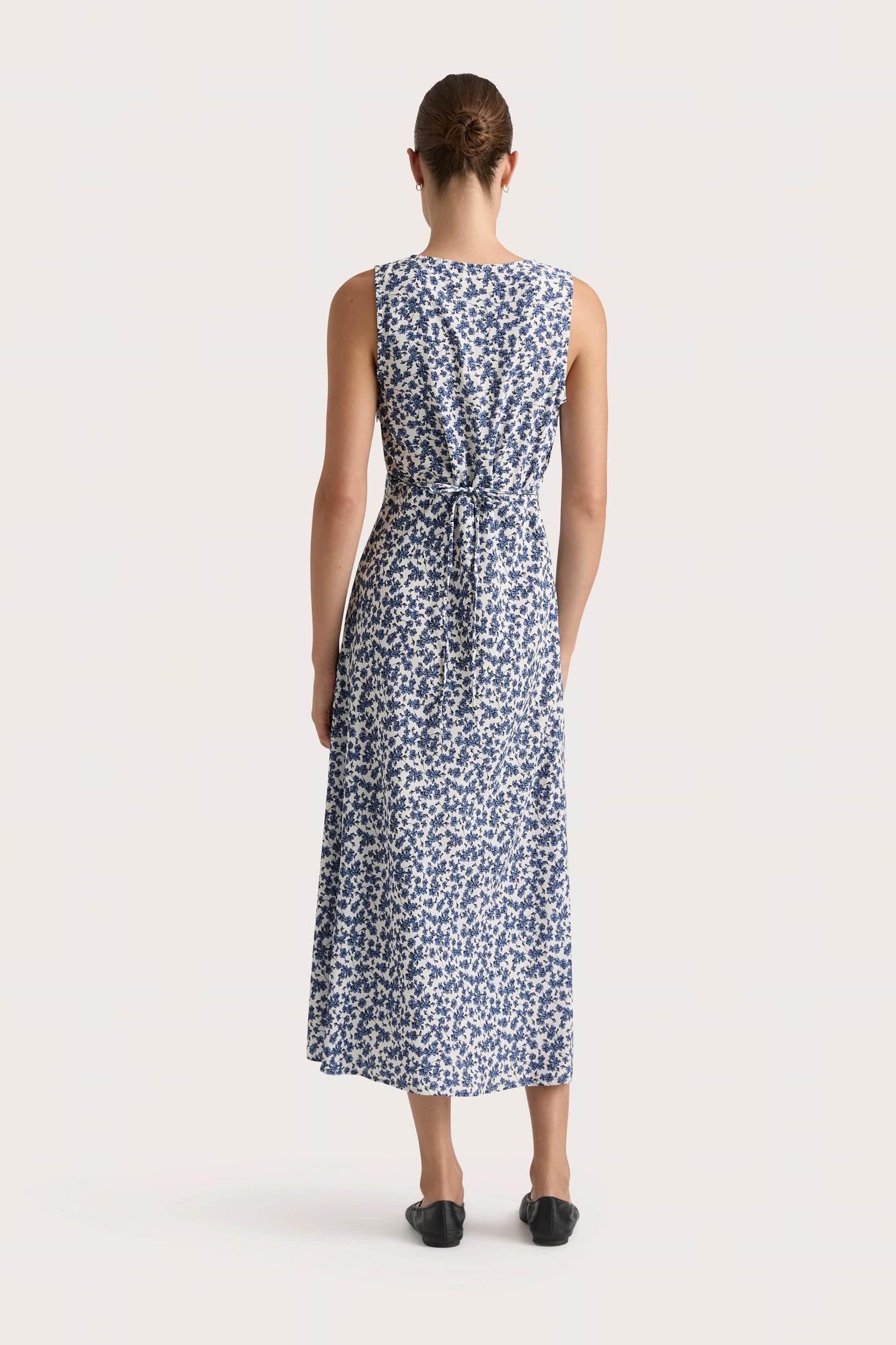Valras Midi Dress Leilani Mid Blue - Final Sale Product Image